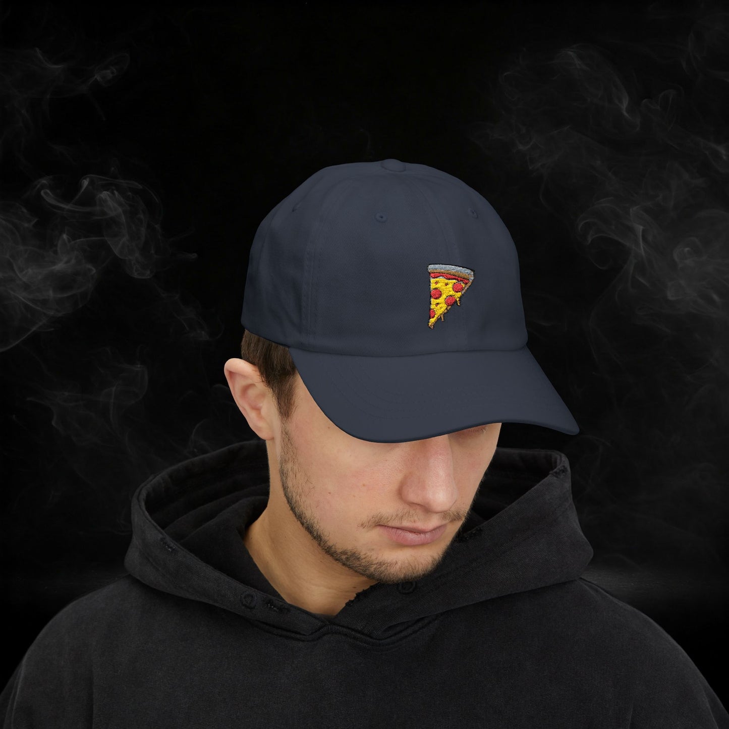 Copy of Embroidered Classic Dad Cap - Pizza