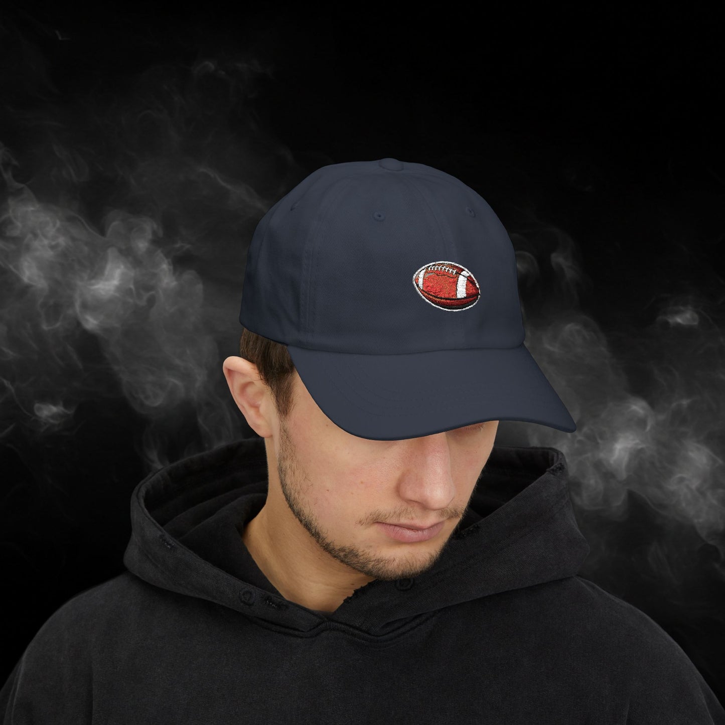 Embroidered Classic Dad Cap - Football