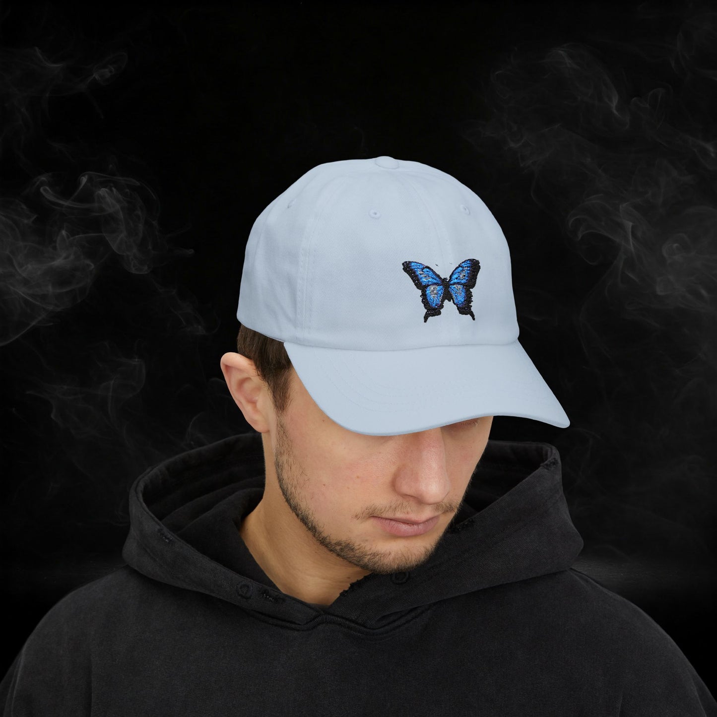Embroidered Classic Dad Cap - Butterfly