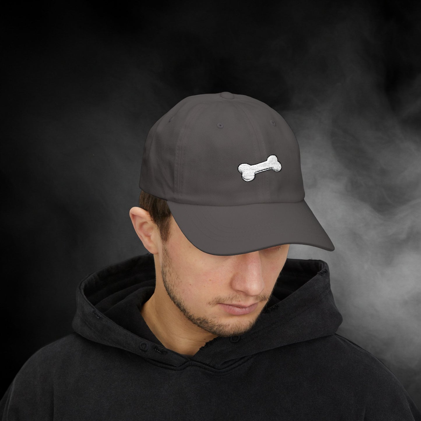 Embroidered Classic Dad Cap - Dog Bone