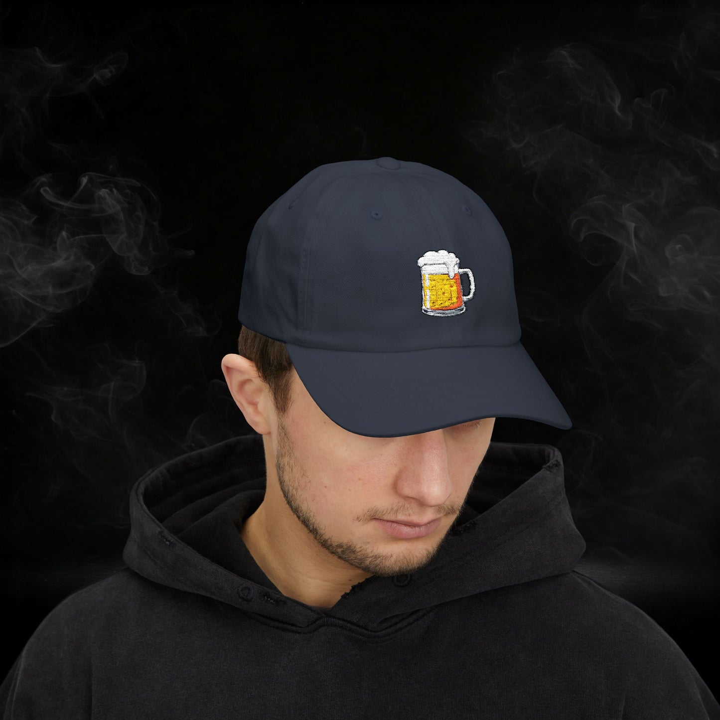 Embroidered Classic Dad Cap - Beer Mug