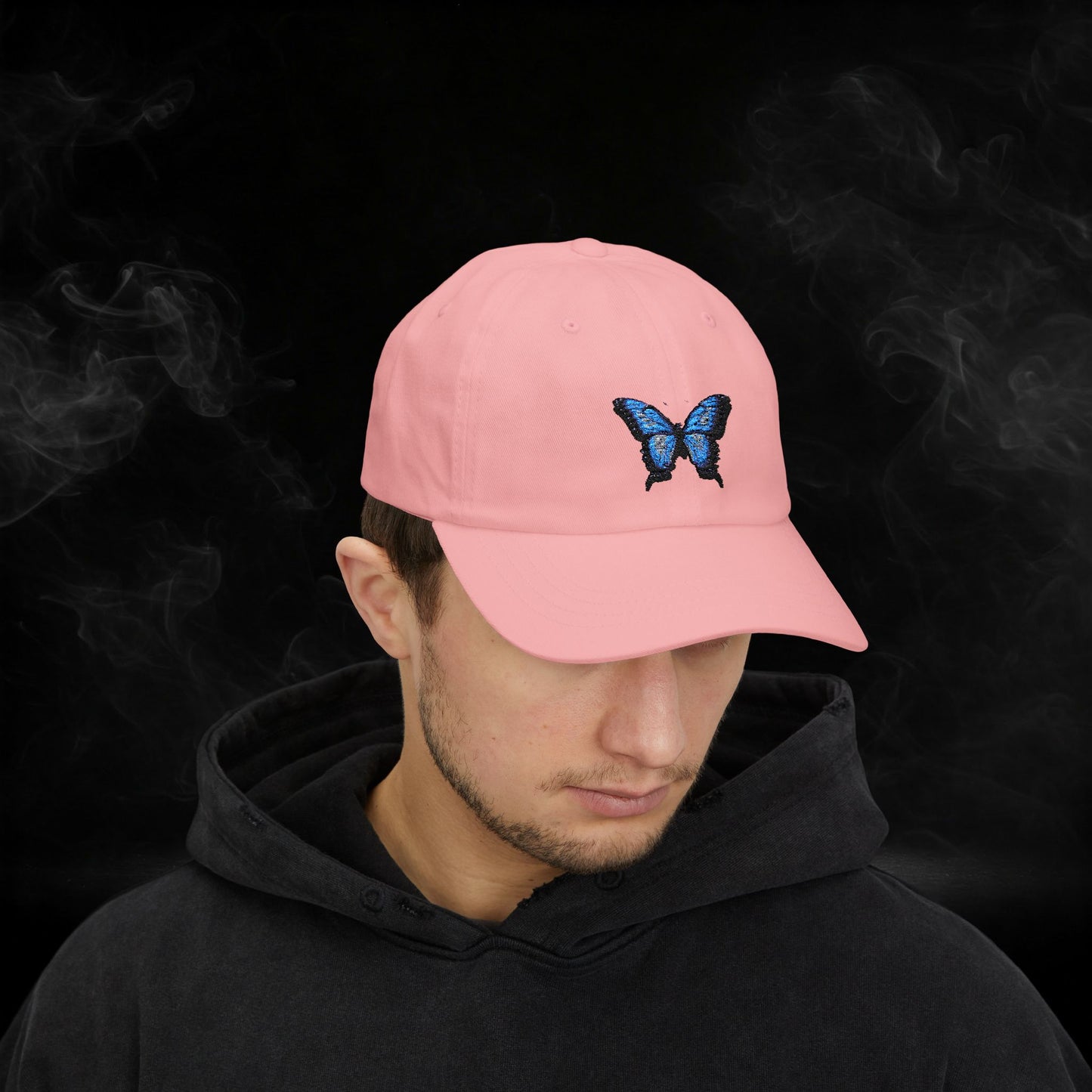 Embroidered Classic Dad Cap - Butterfly