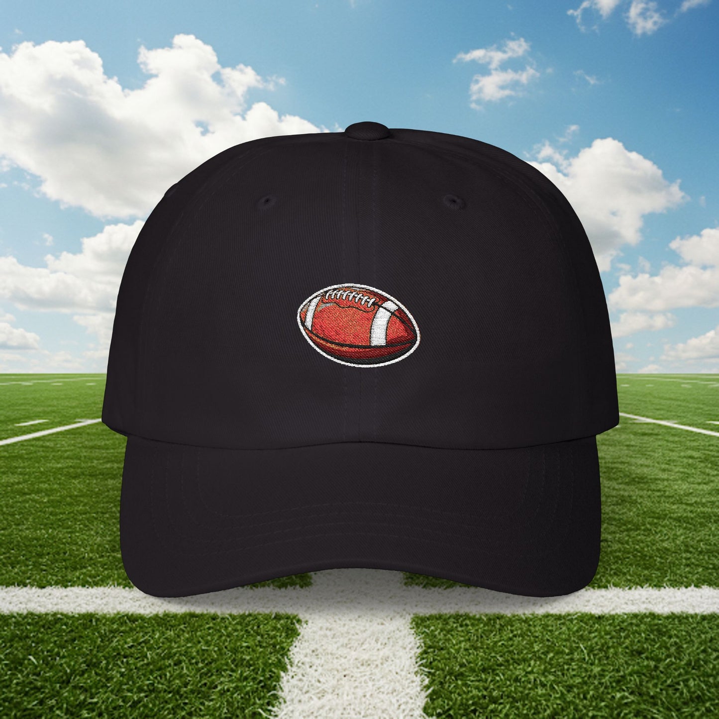 Embroidered Classic Dad Cap - Football