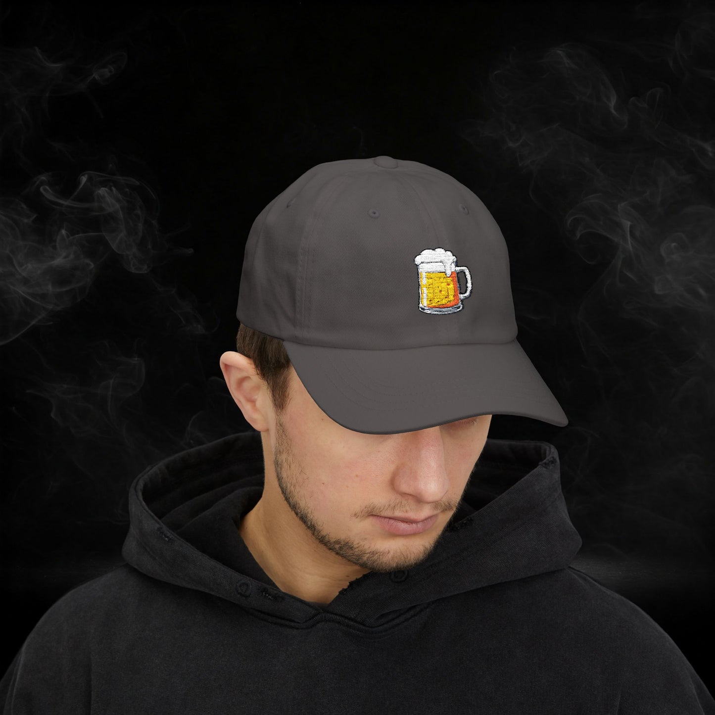 Embroidered Classic Dad Cap - Beer Mug