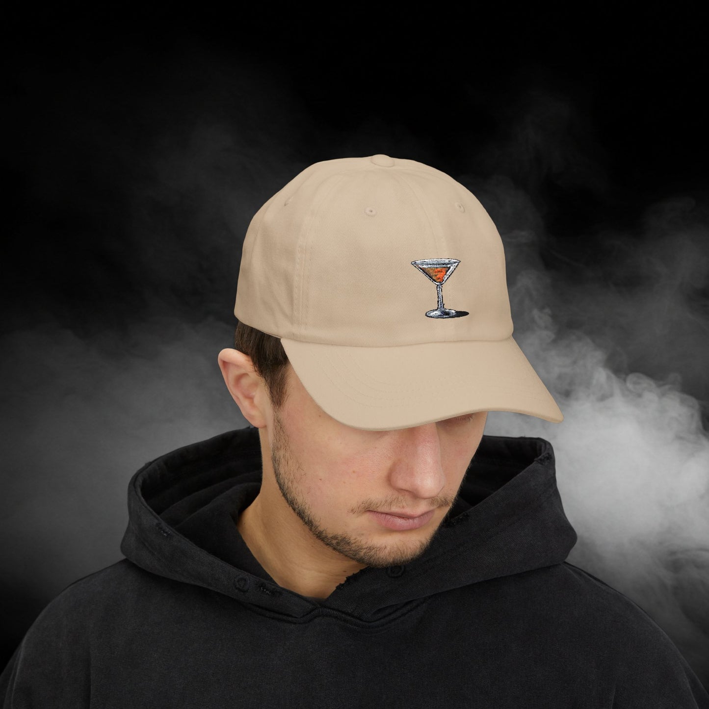 Embroidered Classic Dad Cap - Martini