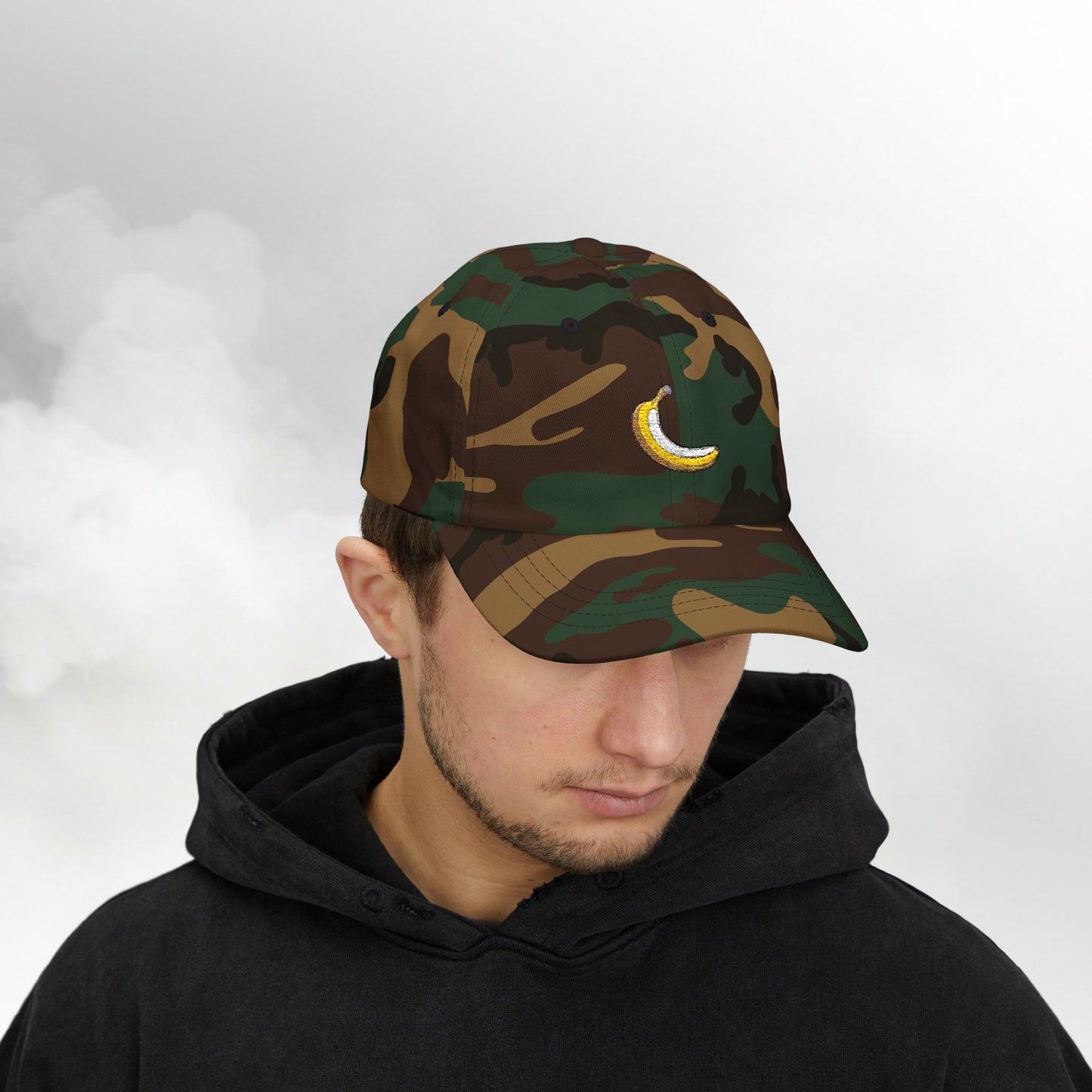 Embroidered Classic Dad Cap - Banana