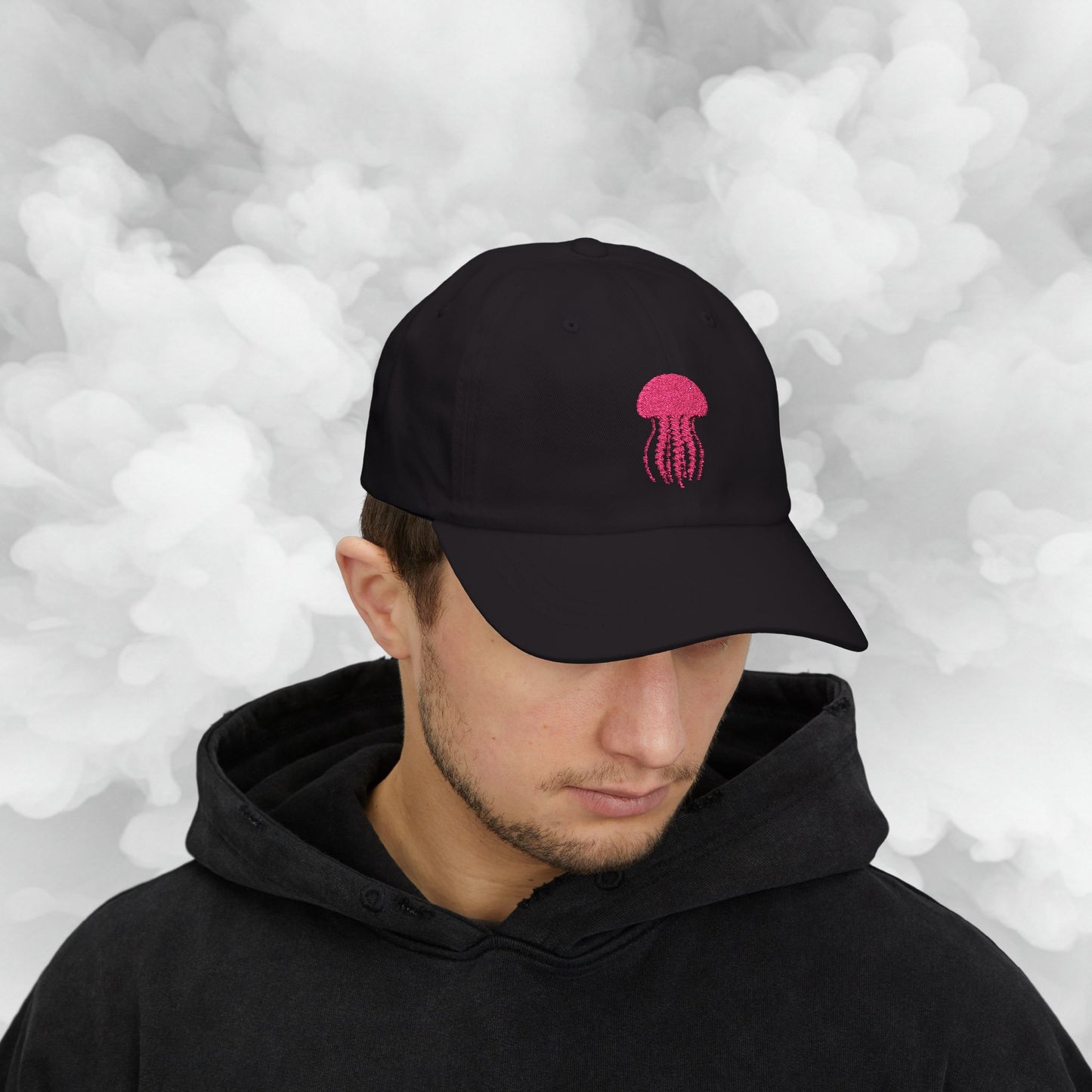 Embroidered Classic Dad Cap - Jellyfish