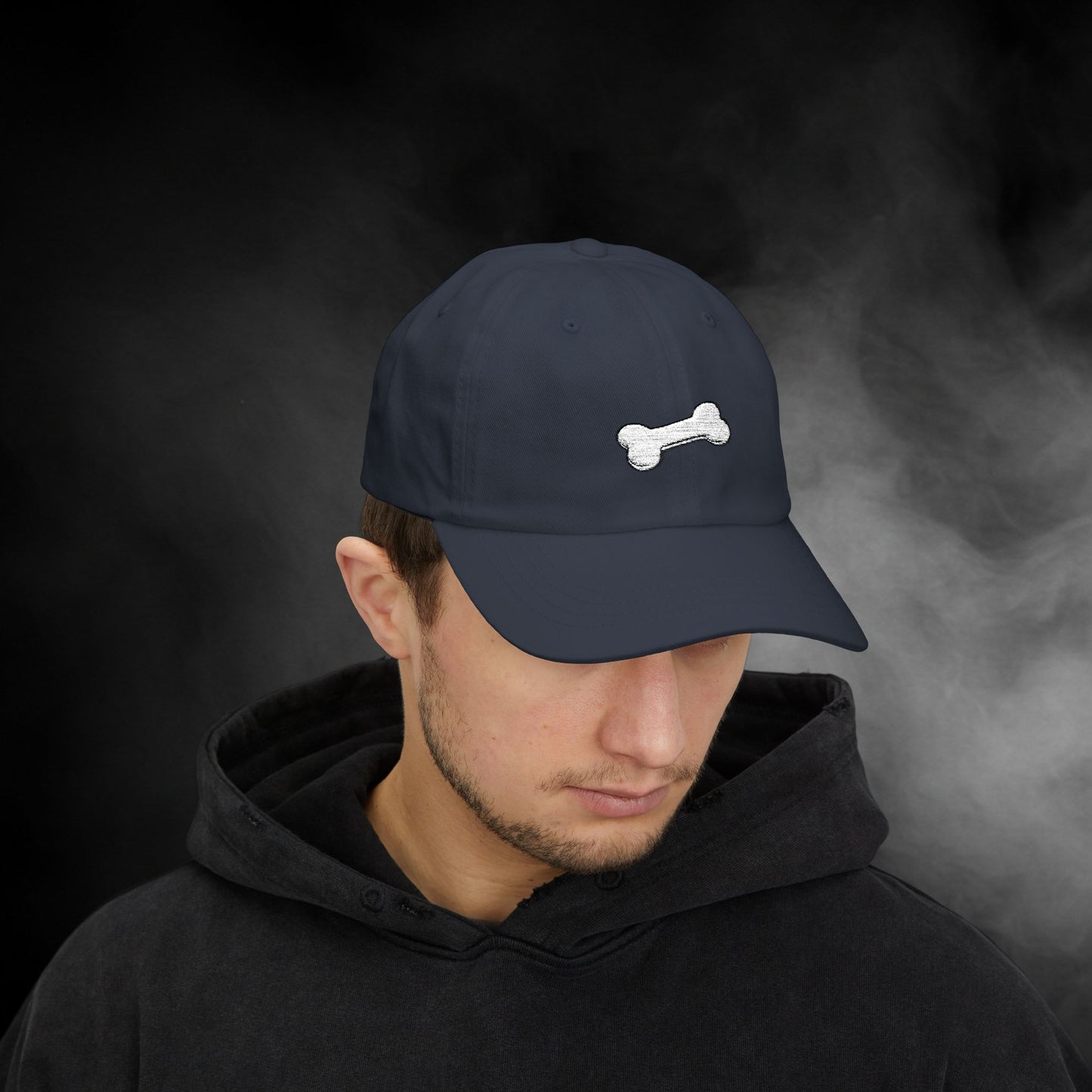Embroidered Classic Dad Cap - Dog Bone
