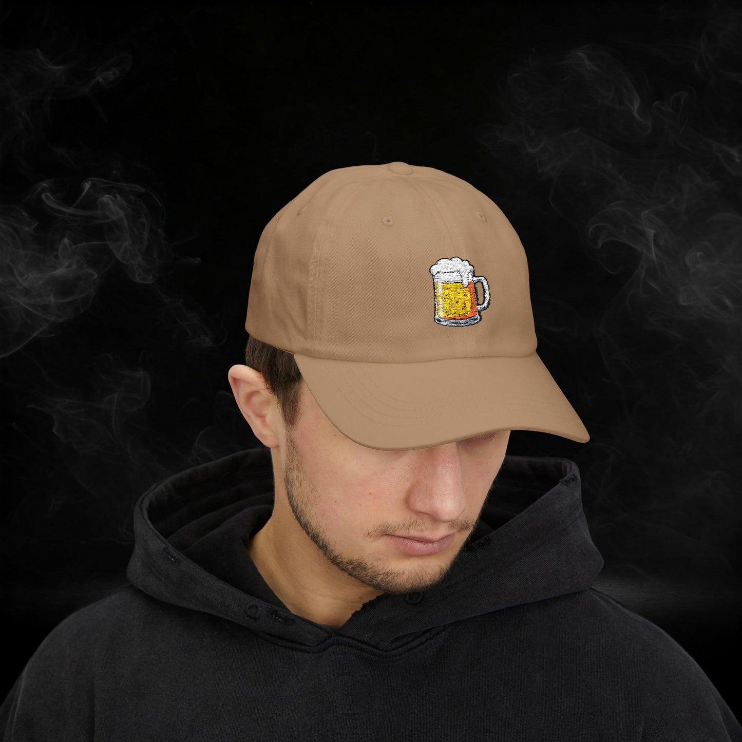 Embroidered Classic Dad Cap - Beer Mug