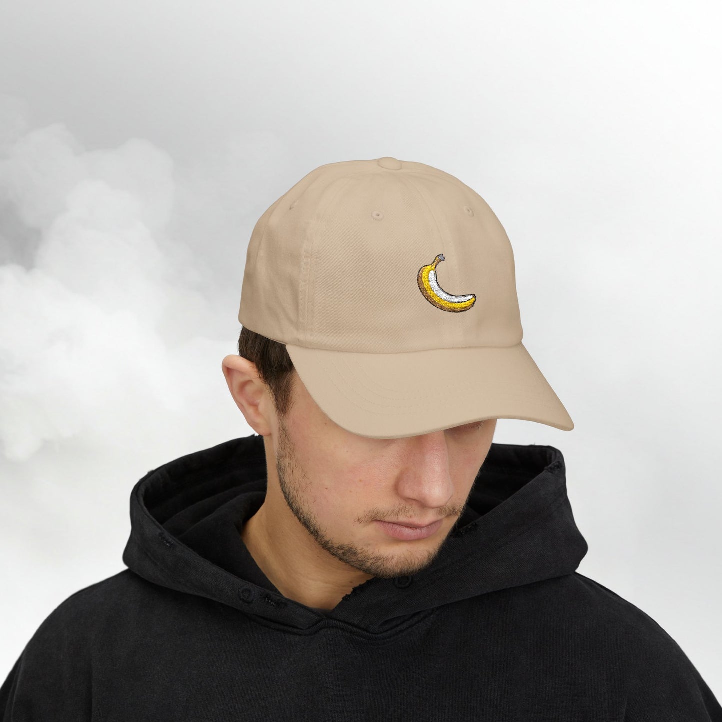 Embroidered Classic Dad Cap - Banana