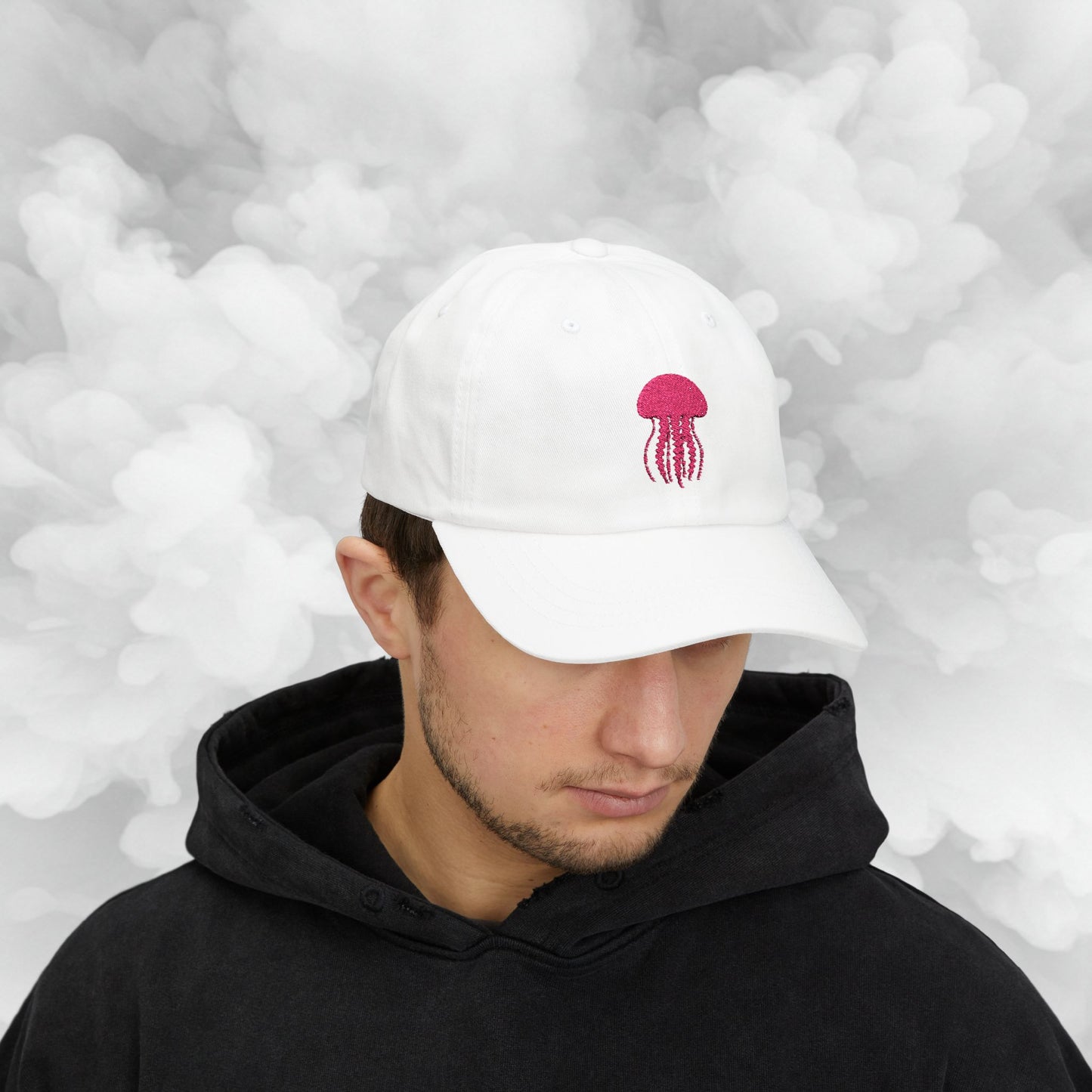 Embroidered Classic Dad Cap - Jellyfish