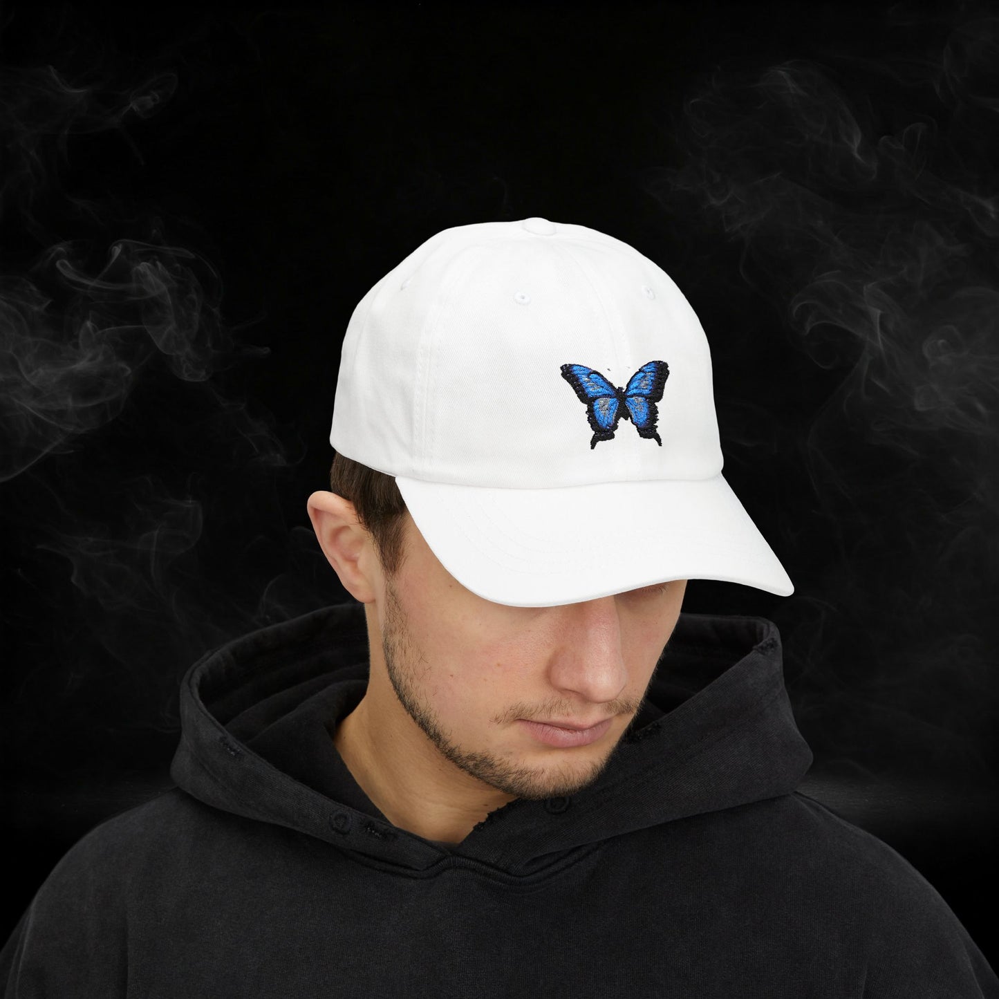 Embroidered Classic Dad Cap - Butterfly