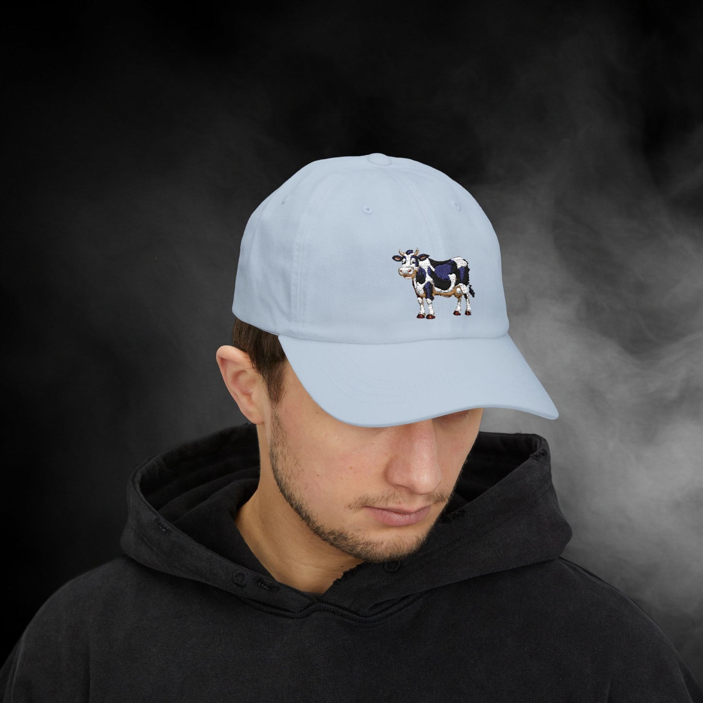 Embroidered Classic Dad Cap - Cow