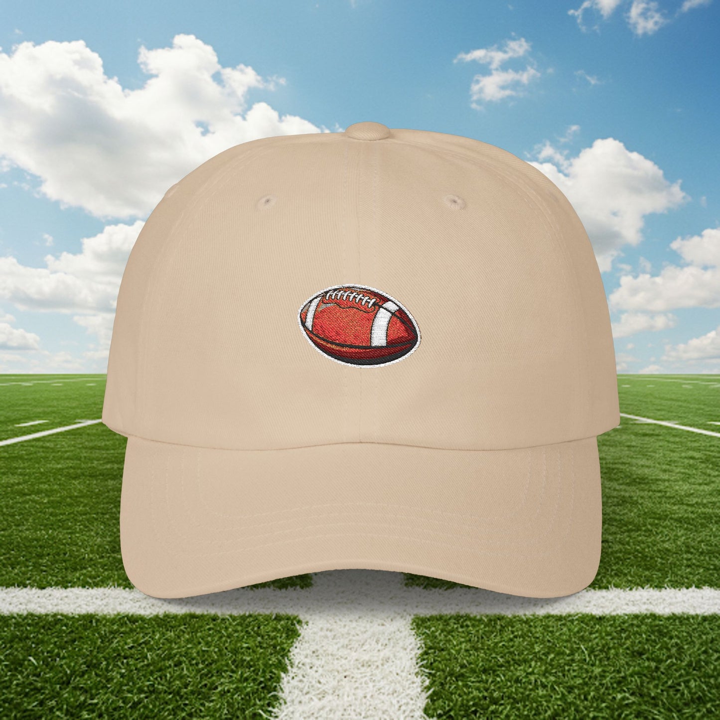 Embroidered Classic Dad Cap - Football