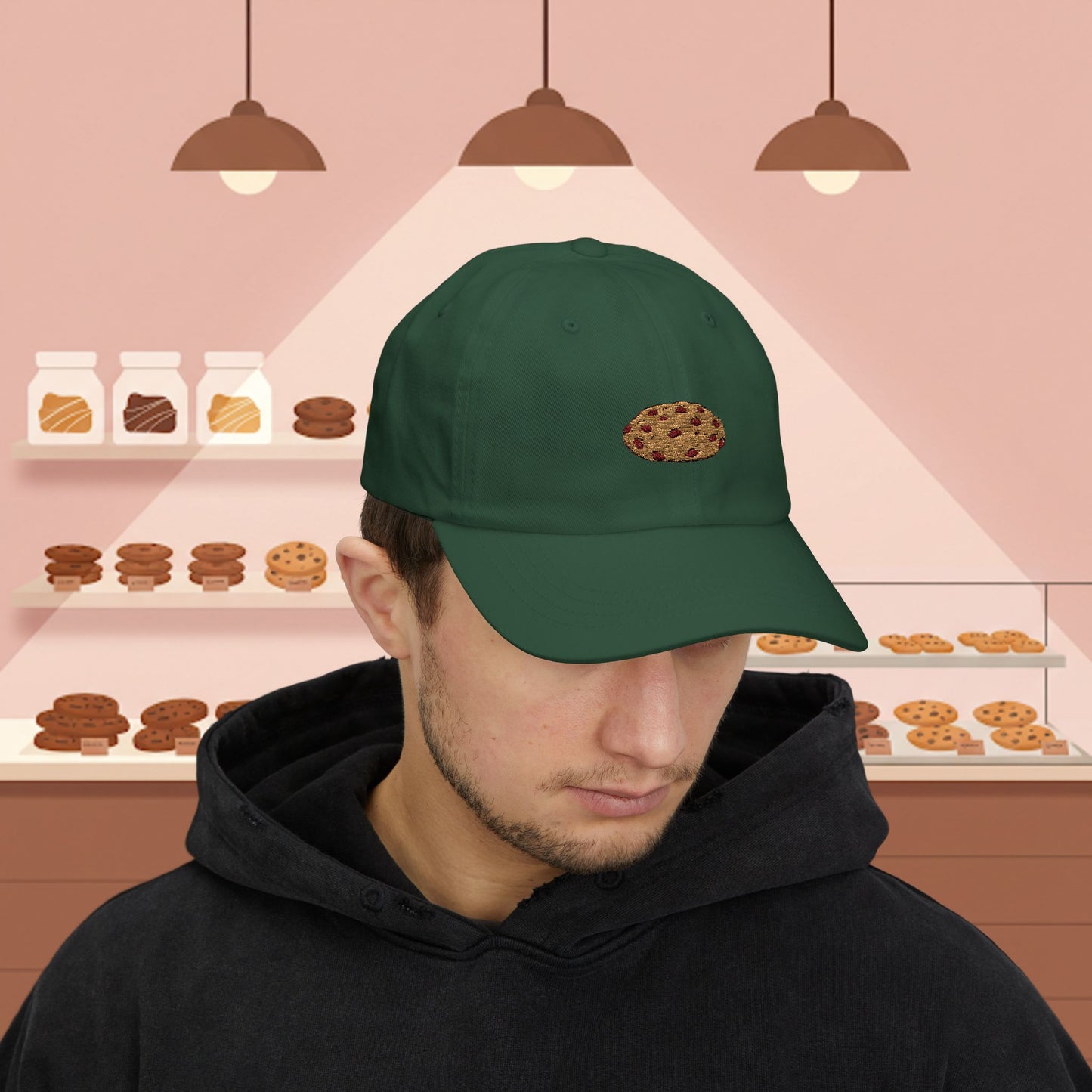 Embroidered Classic Dad Cap - Chocolate Chip Cookie