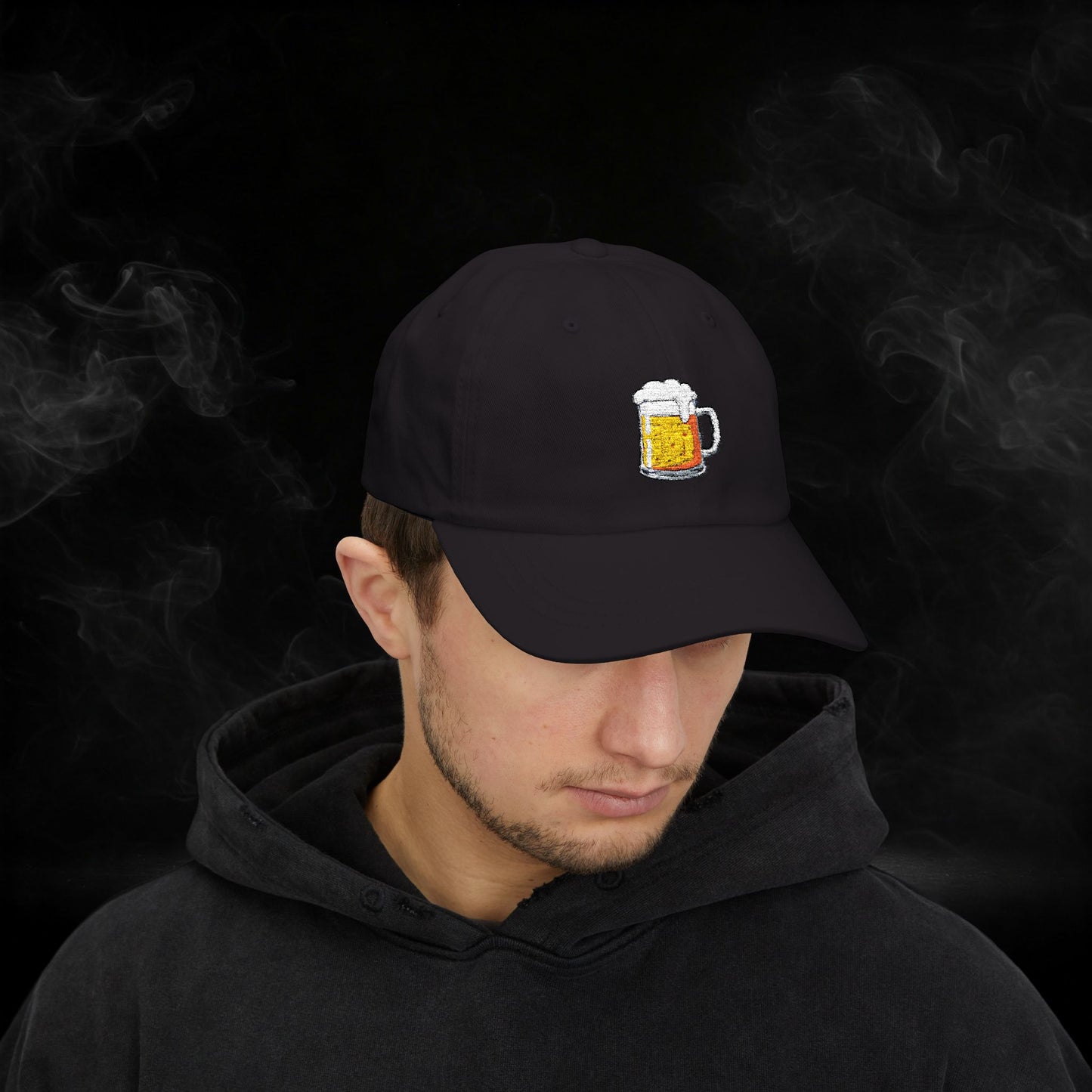 Embroidered Classic Dad Cap - Beer Mug