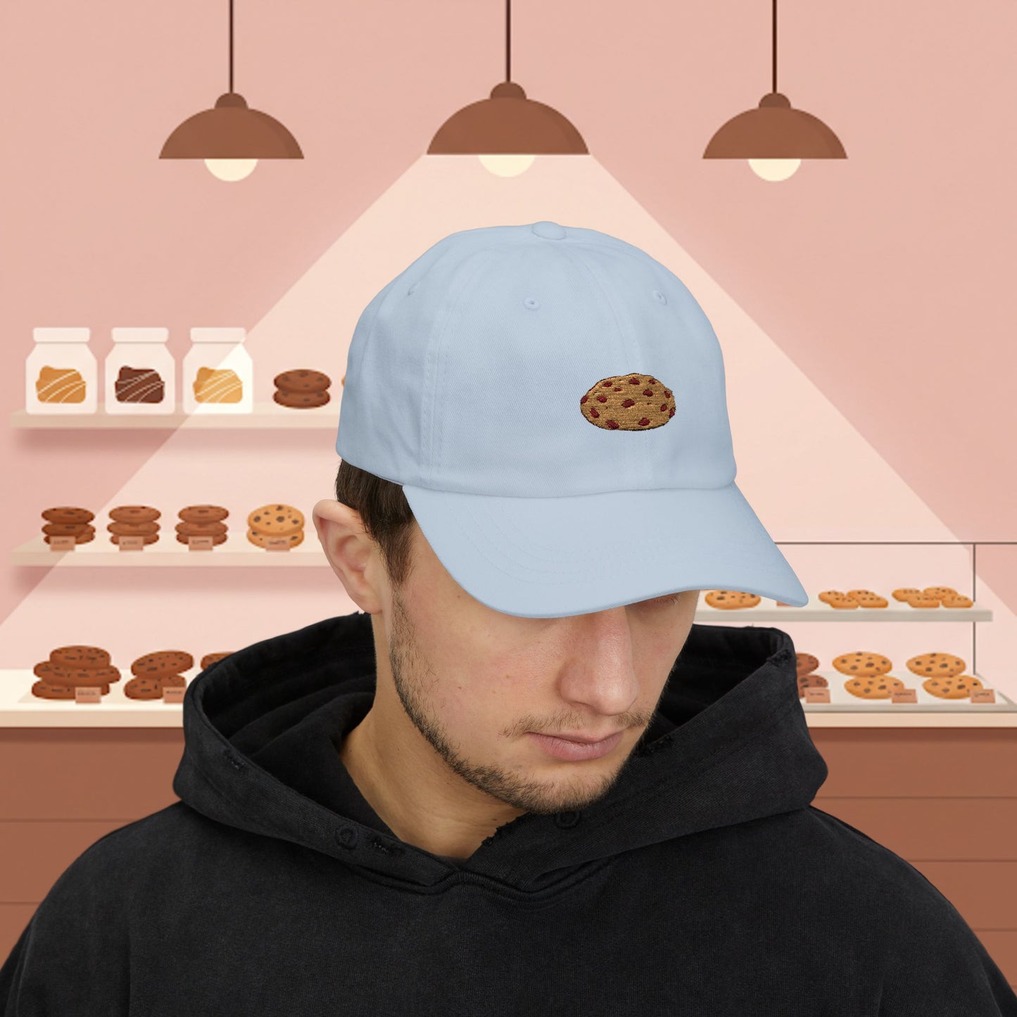 Embroidered Classic Dad Cap - Chocolate Chip Cookie