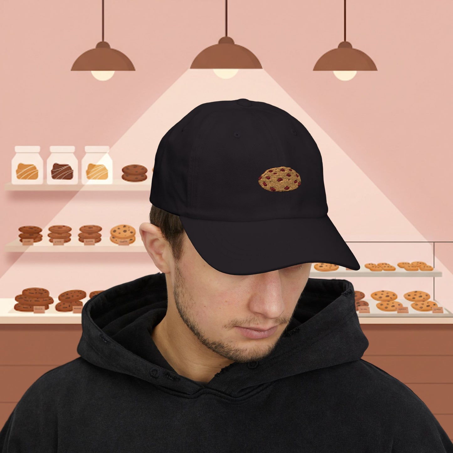 Embroidered Classic Dad Cap - Chocolate Chip Cookie
