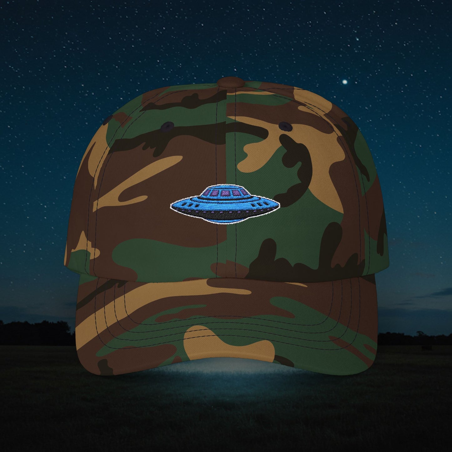 Embroidered Classic Dad Cap - UFO