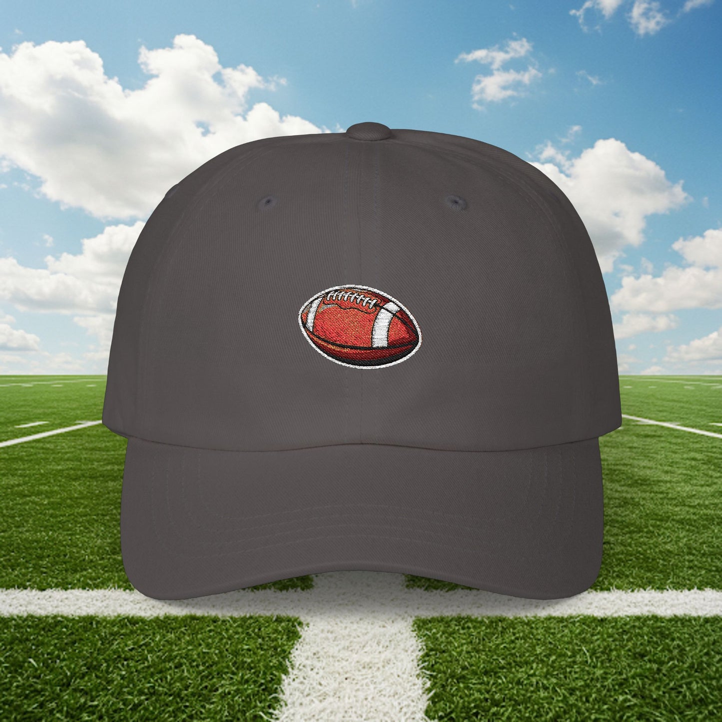 Embroidered Classic Dad Cap - Football
