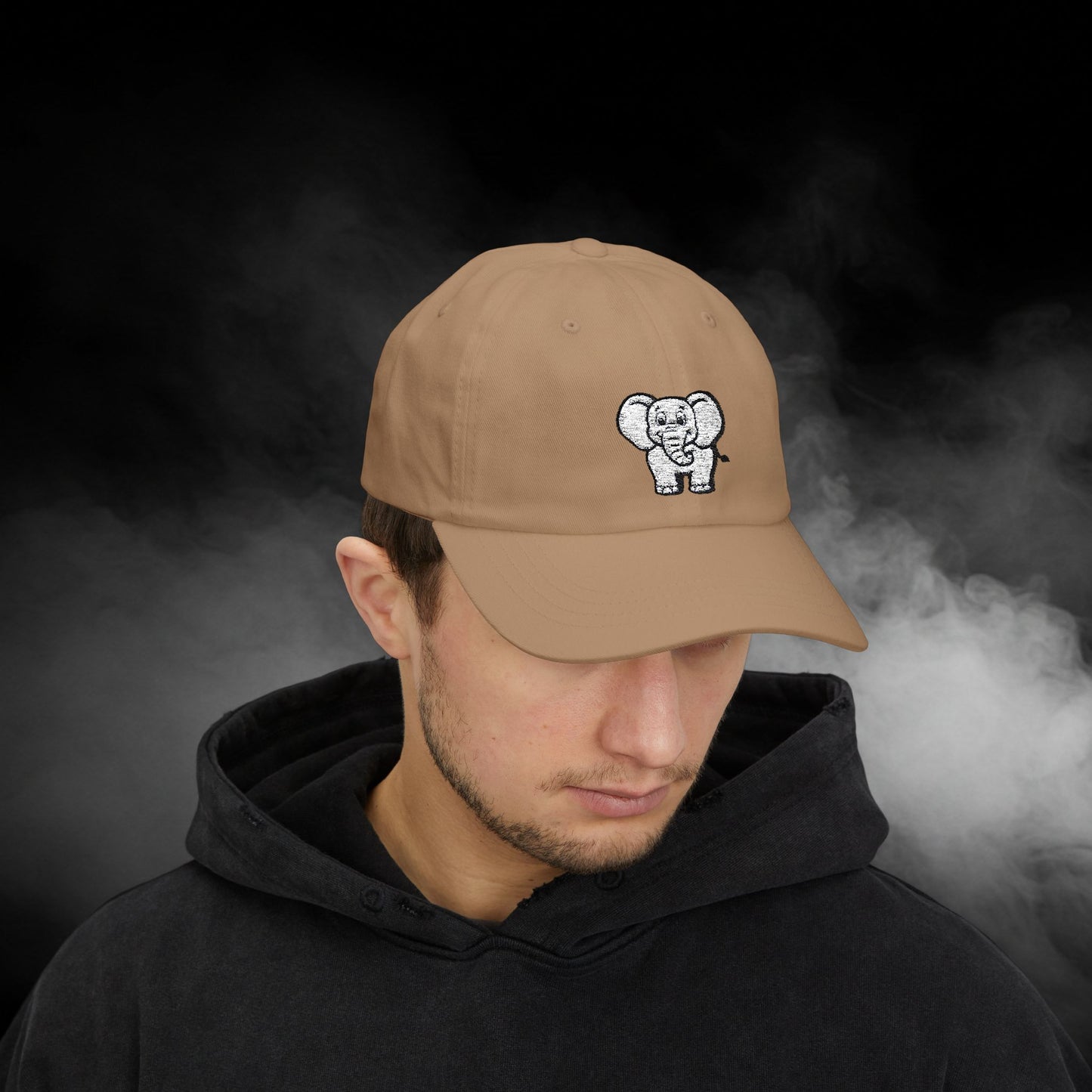 Embroidered Classic Dad Cap - Elephant