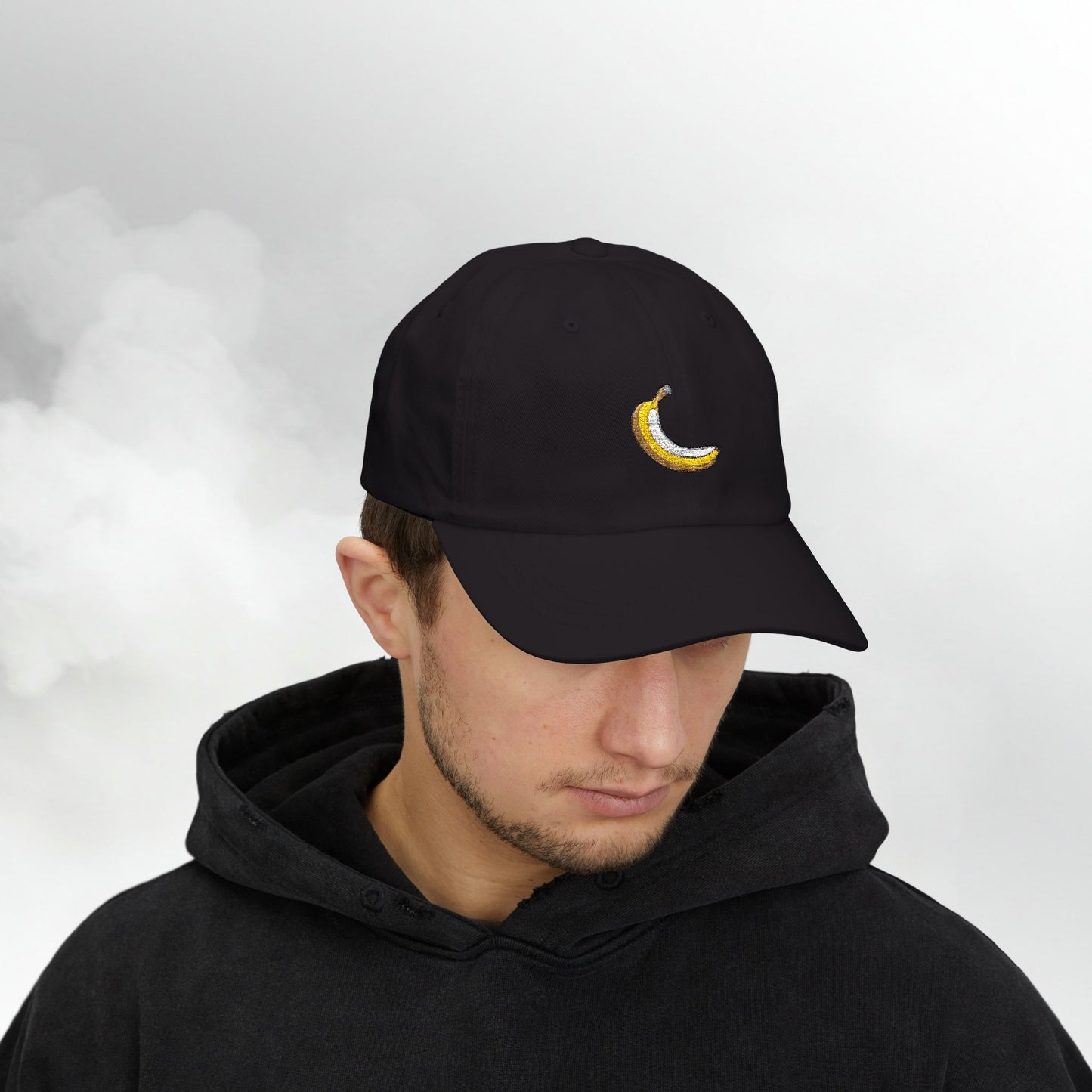 Embroidered Classic Dad Cap - Banana