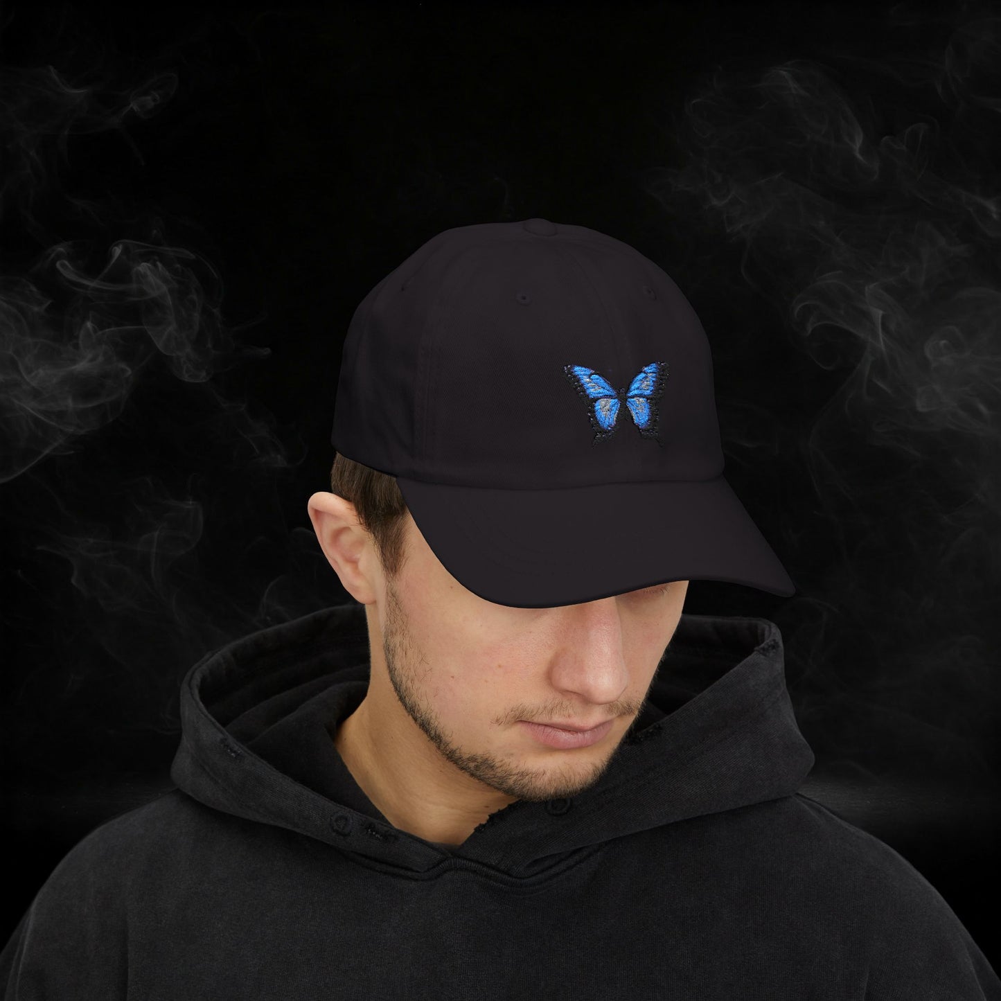 Embroidered Classic Dad Cap - Butterfly