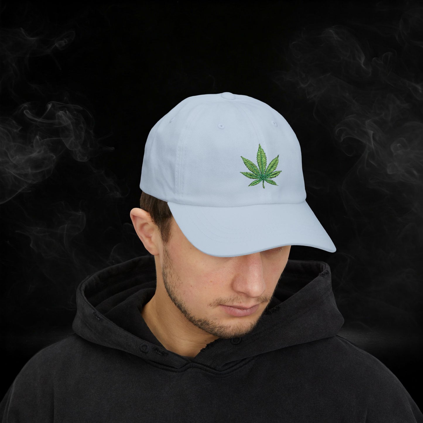 Embroidered Classic Dad Cap - 4/20 Leaf