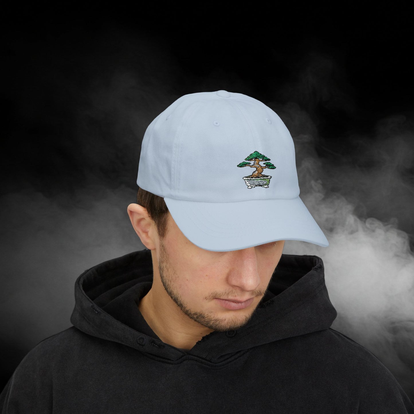 Embroidered Classic Dad Cap - Bonsai Tree
