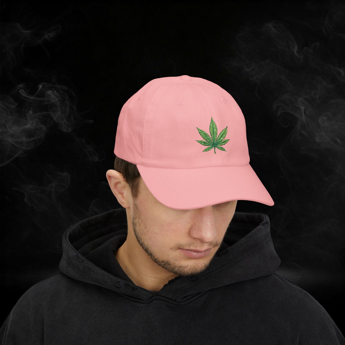 Embroidered Classic Dad Cap - 4/20 Leaf