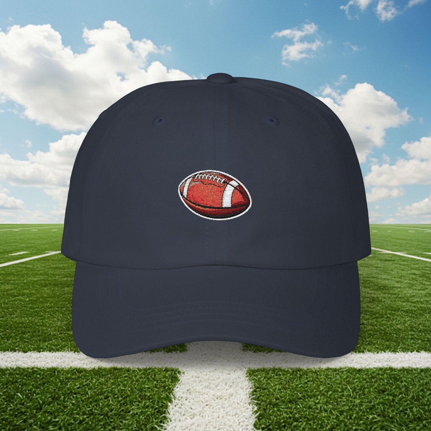 Embroidered Classic Dad Cap - Football