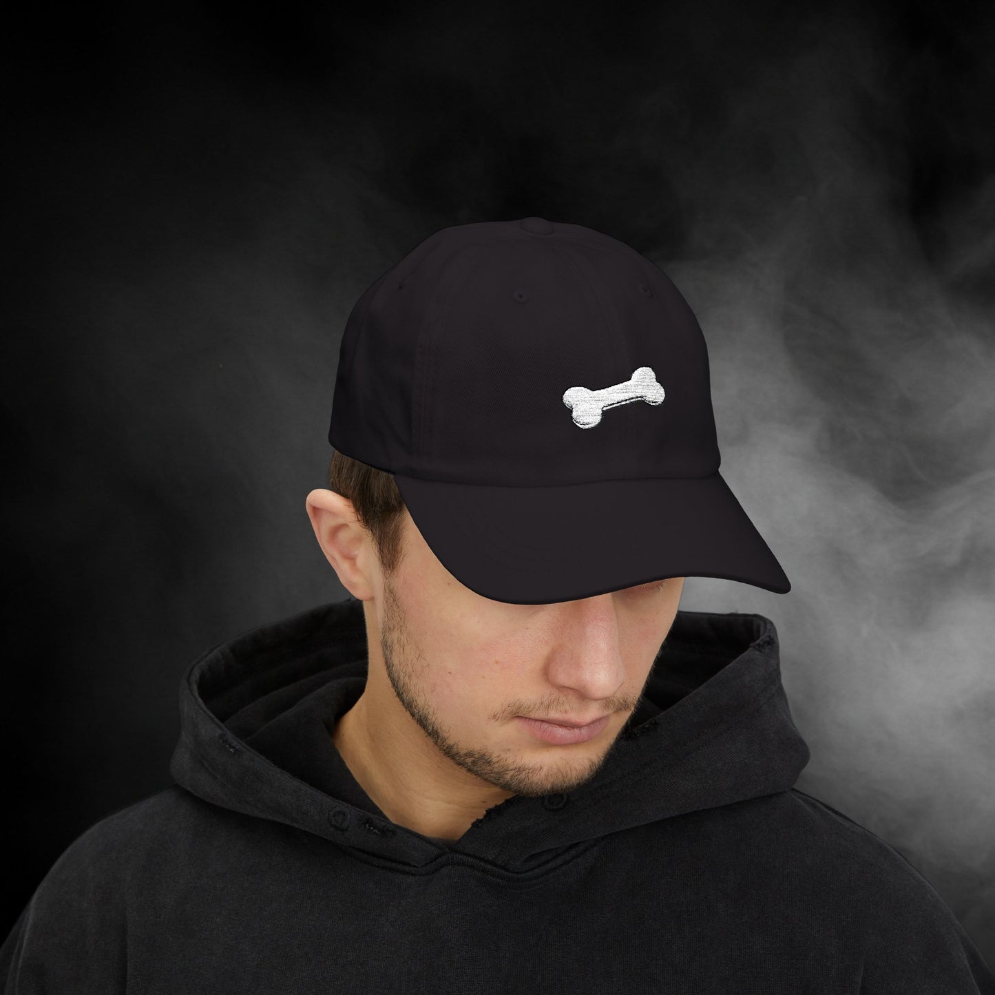 Embroidered Classic Dad Cap - Dog Bone