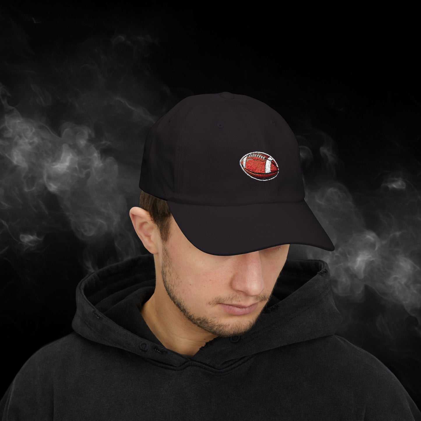 Embroidered Classic Dad Cap - Football