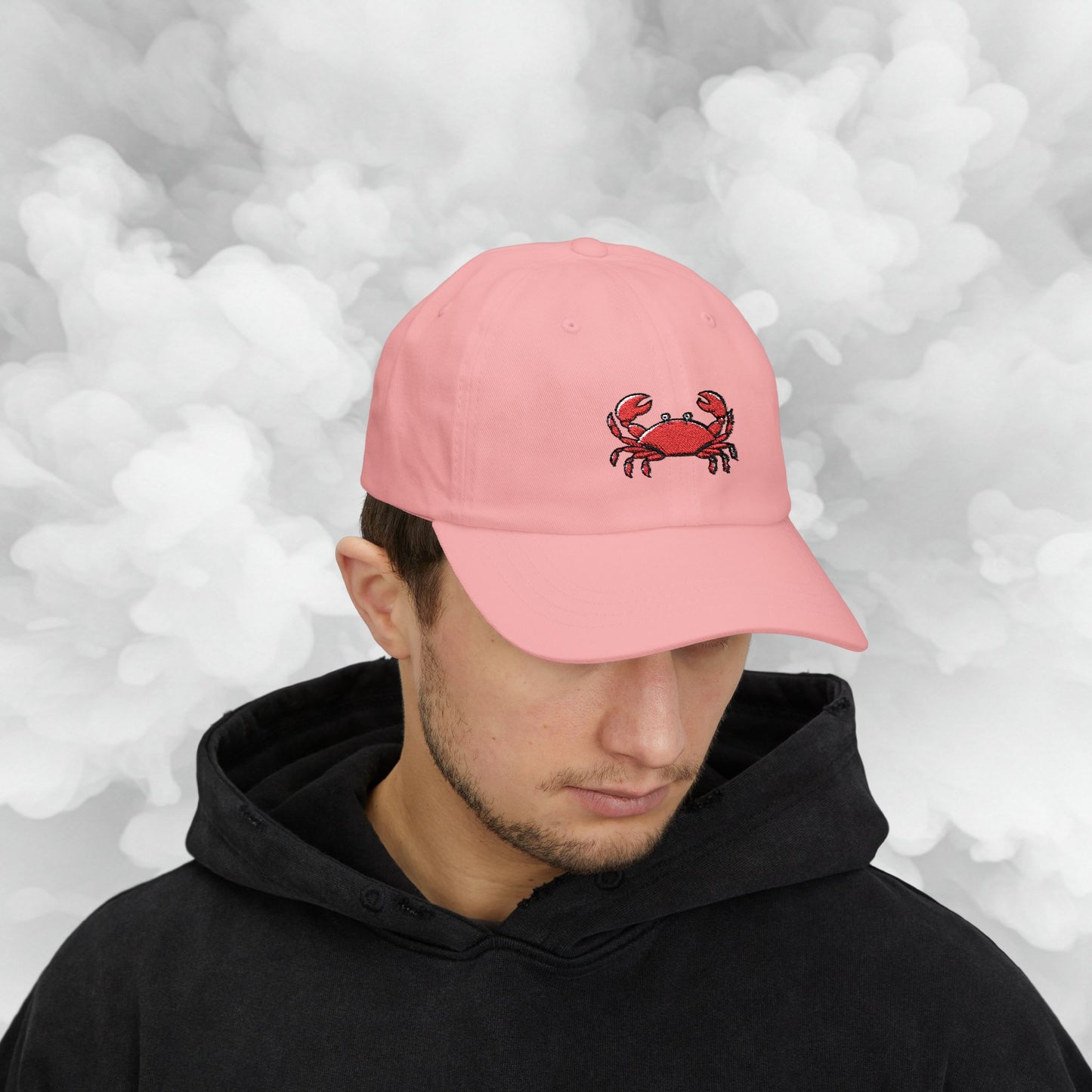Embroidered Classic Dad Cap - Crab