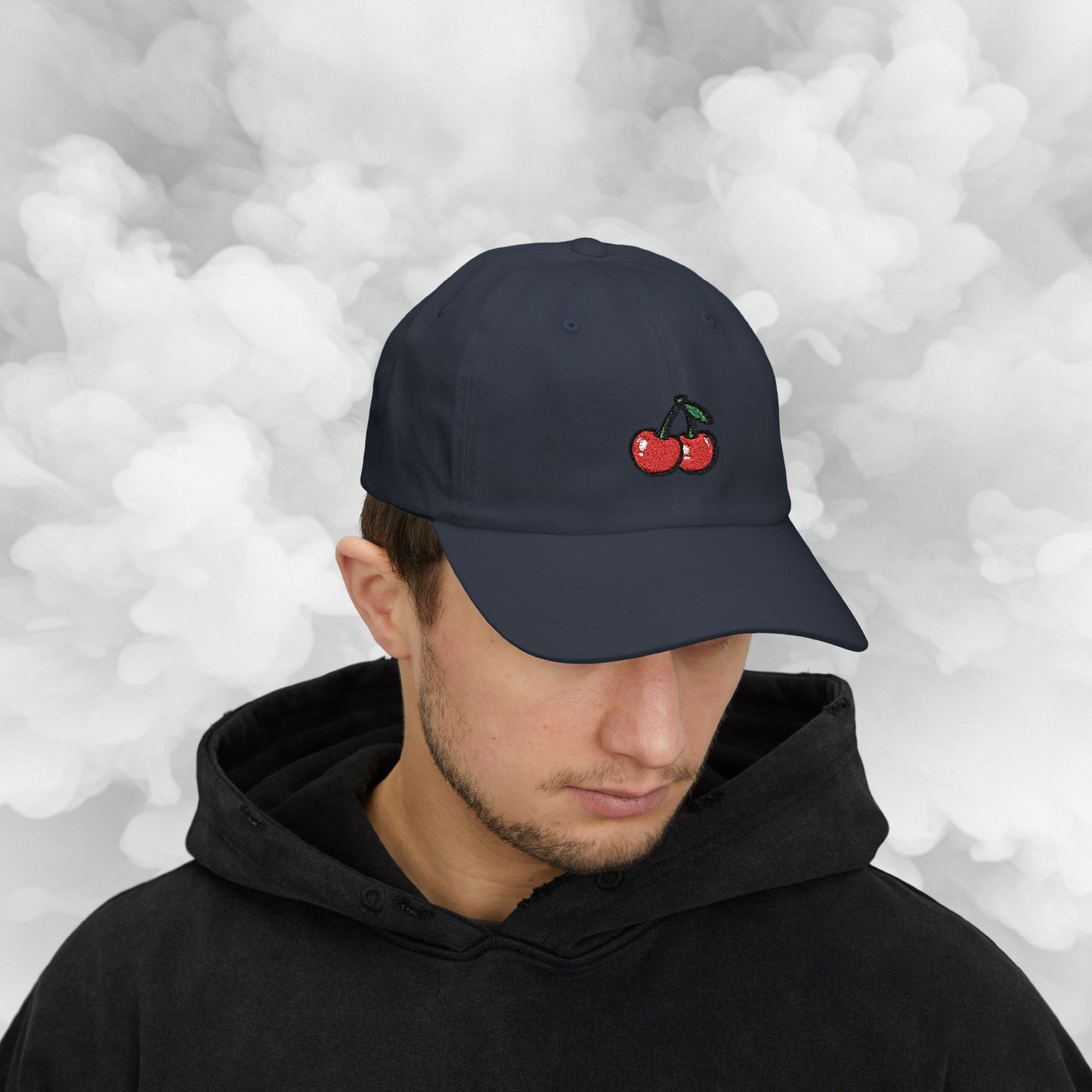 Embroidered Classic Dad Cap - Cherries