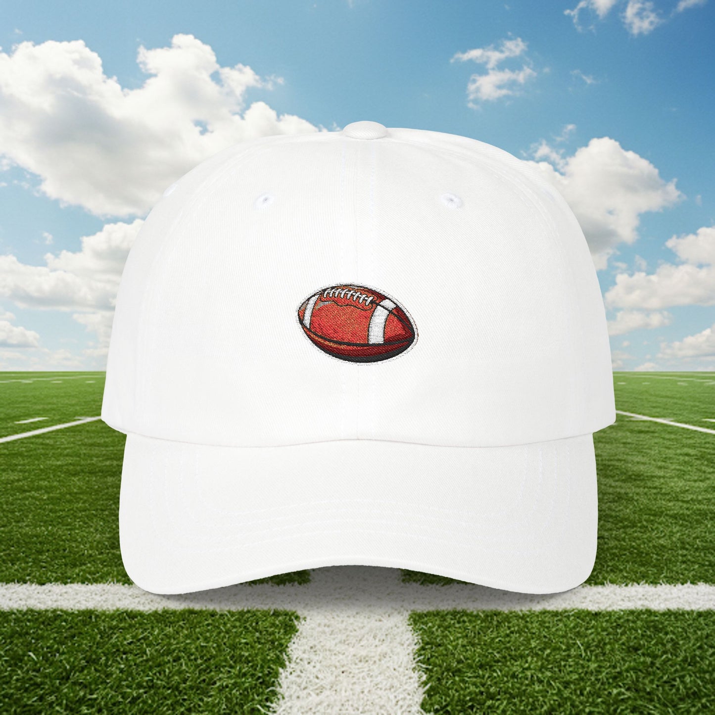 Embroidered Classic Dad Cap - Football