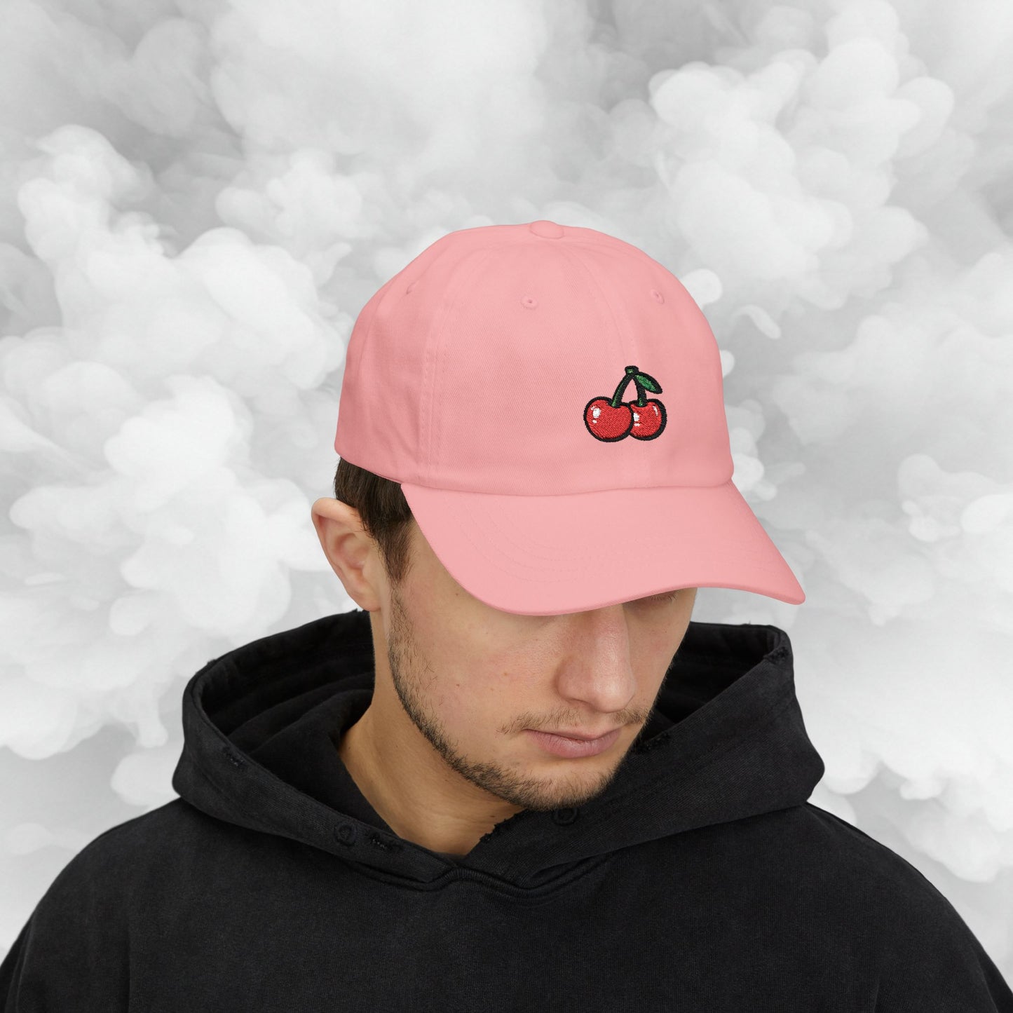 Embroidered Classic Dad Cap - Cherries