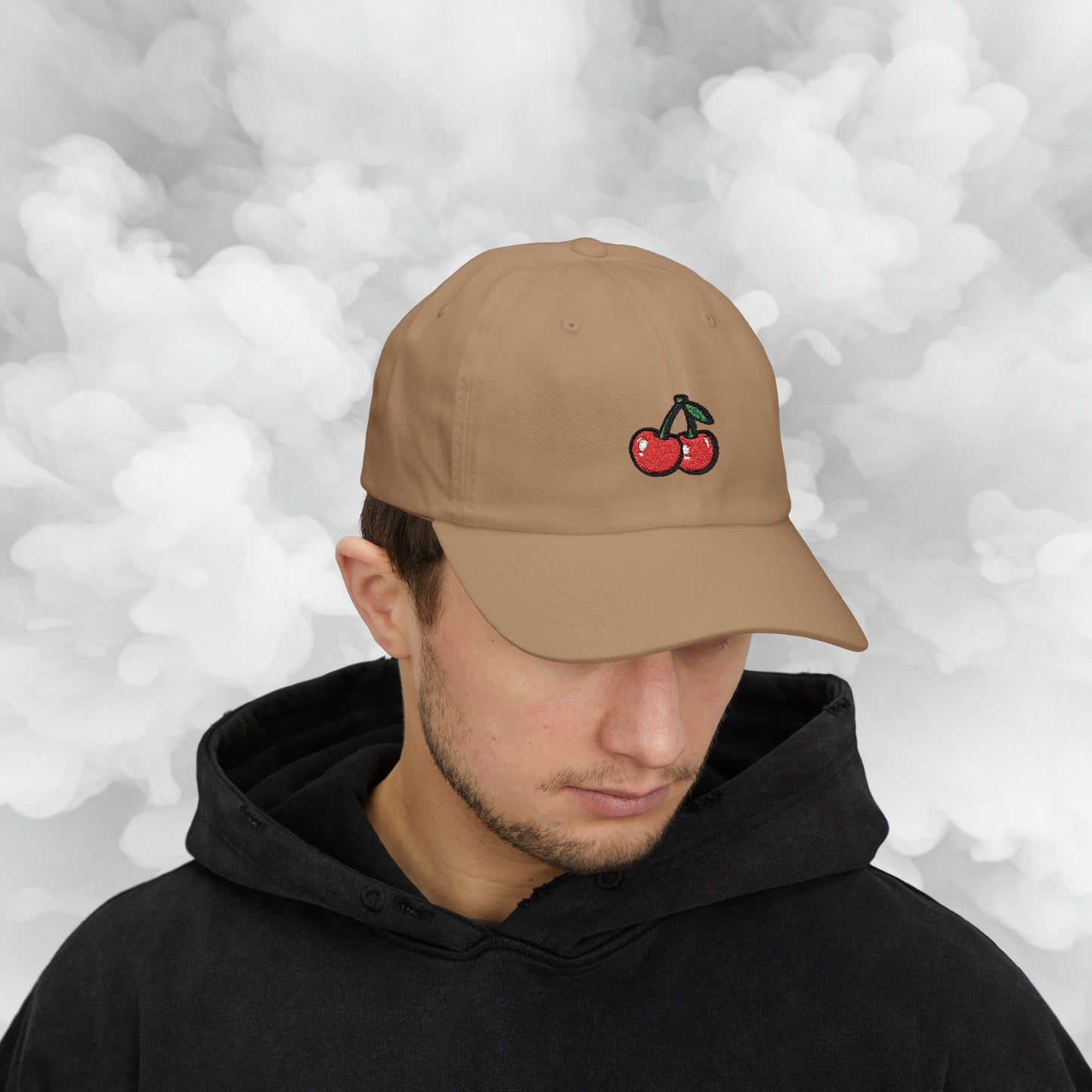 Embroidered Classic Dad Cap - Cherries