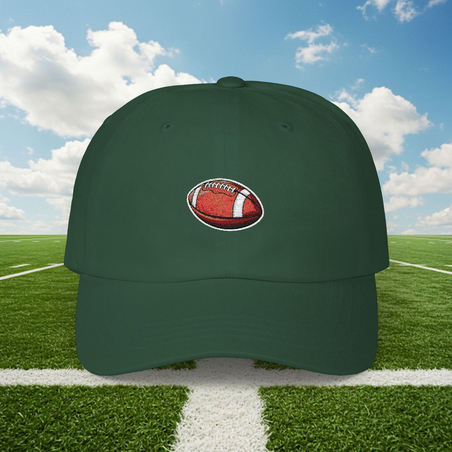 Embroidered Classic Dad Cap - Football