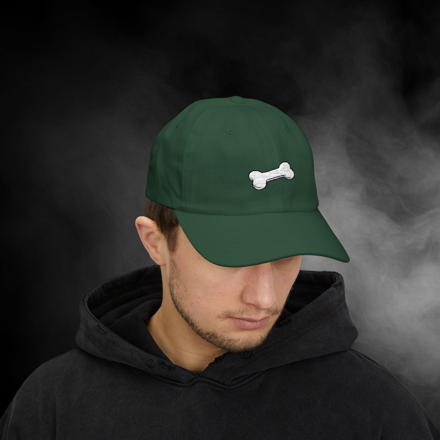 Embroidered Classic Dad Cap - Dog Bone