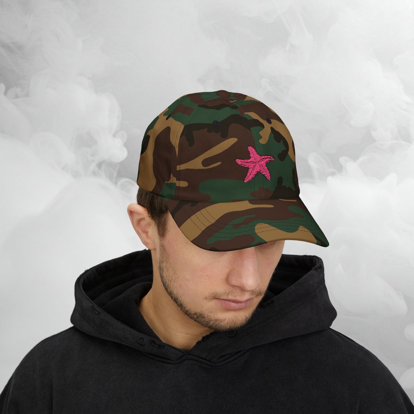 Embroidered Classic Dad Cap - Starfish
