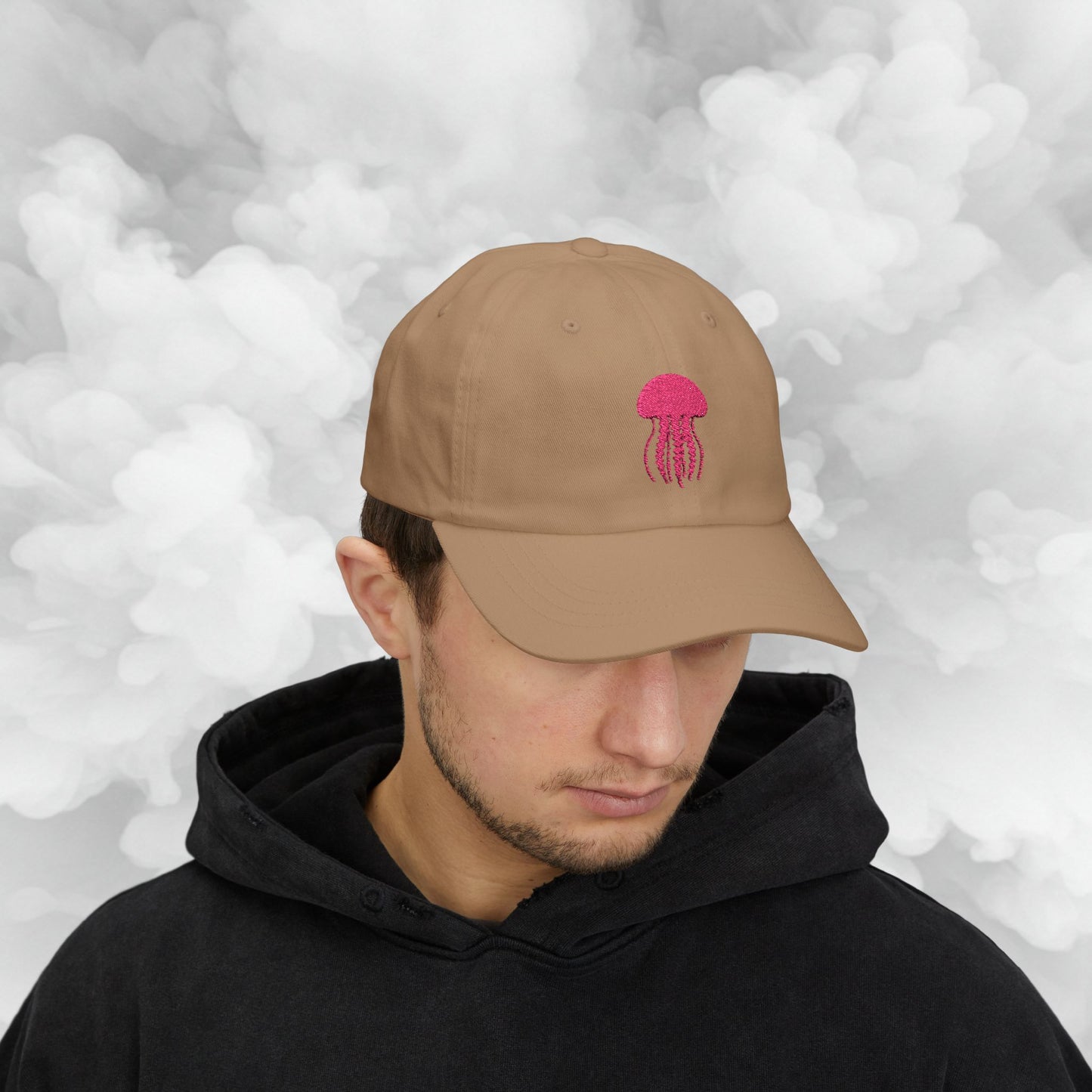 Embroidered Classic Dad Cap - Jellyfish