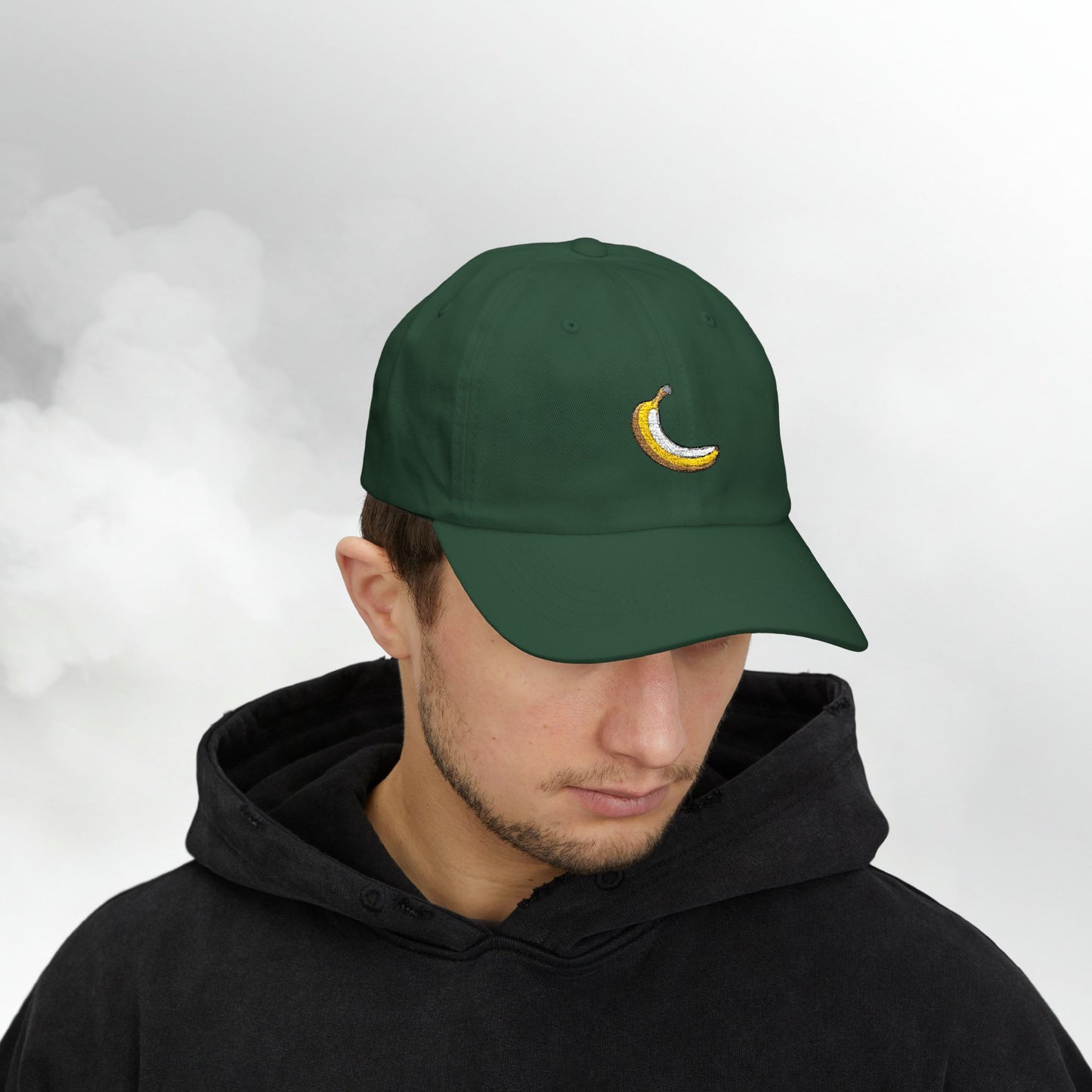 Embroidered Classic Dad Cap - Banana