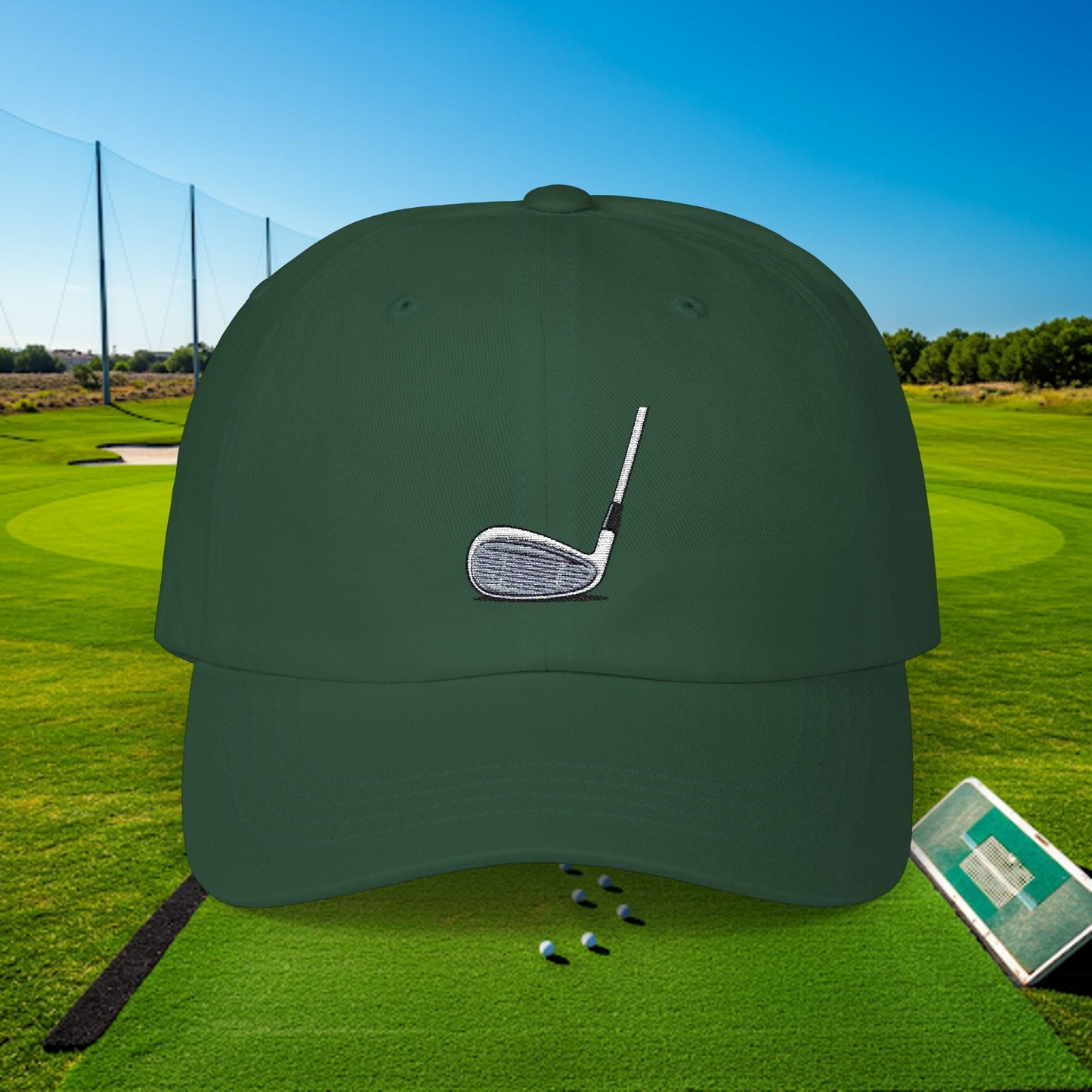 Embroidered Classic Dad Cap - Golf Club