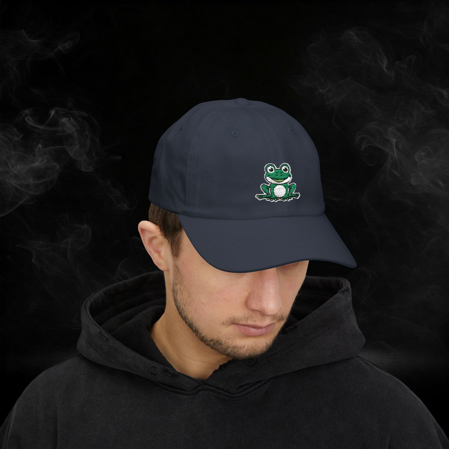 Embroidered Classic Dad Cap - Frog