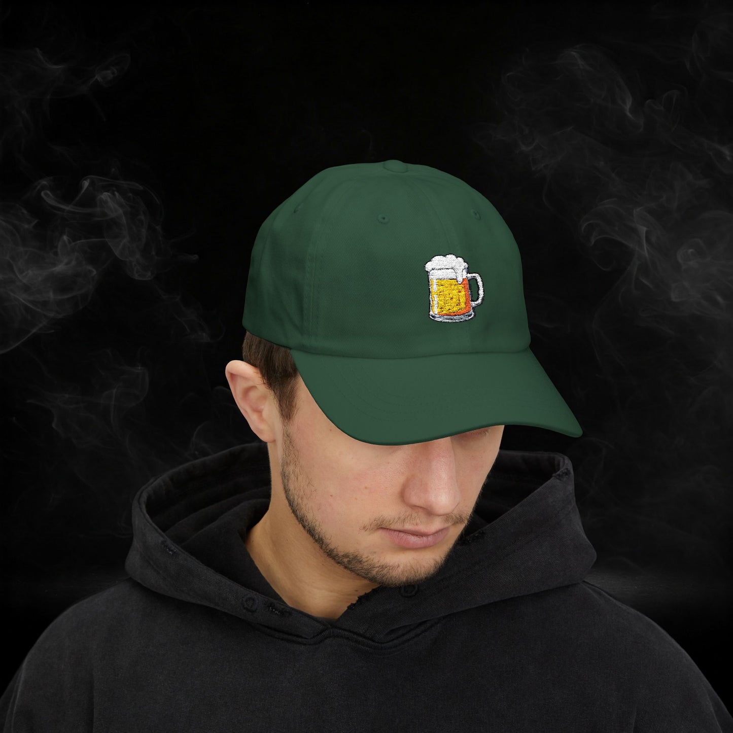 Embroidered Classic Dad Cap - Beer Mug