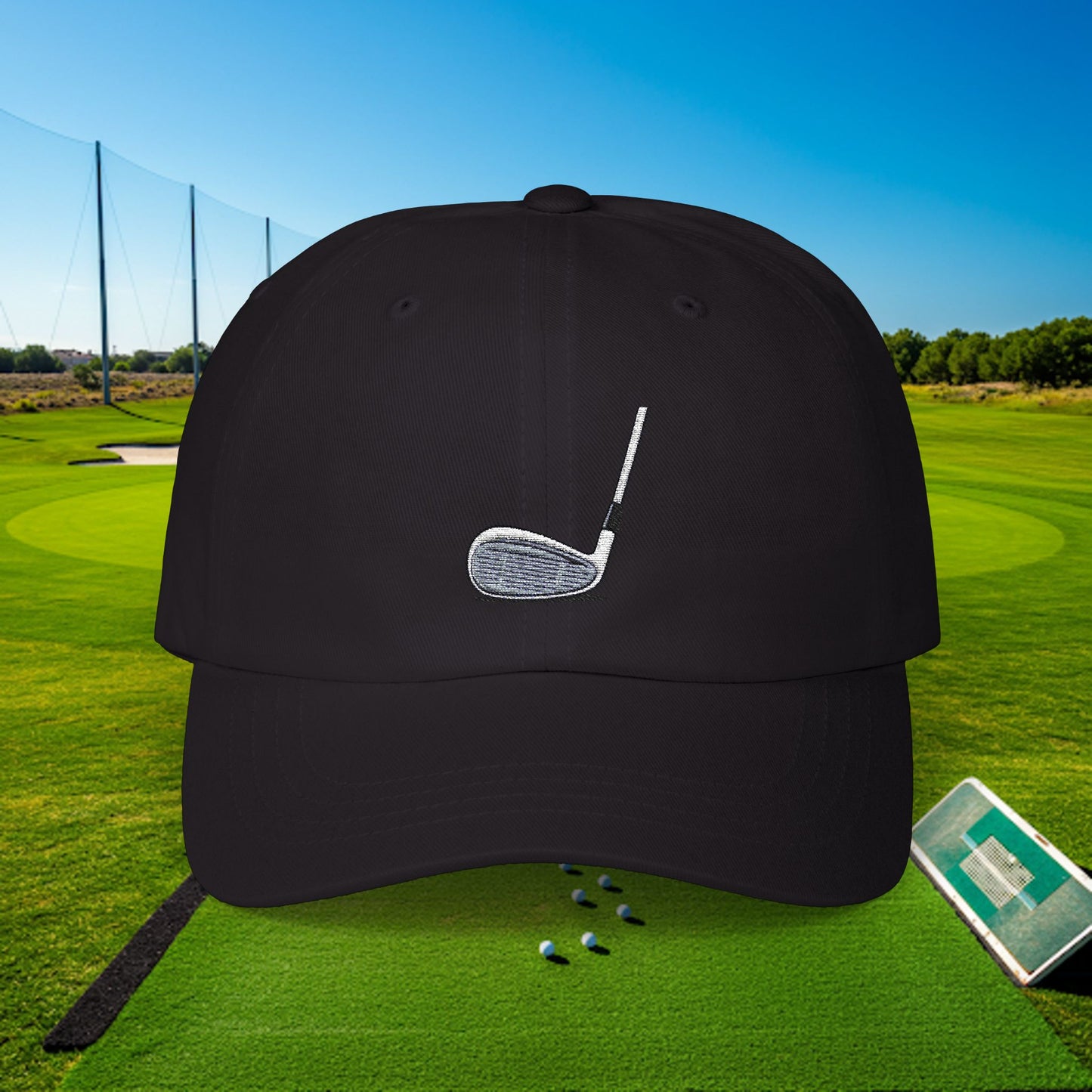 Embroidered Classic Dad Cap - Golf Club