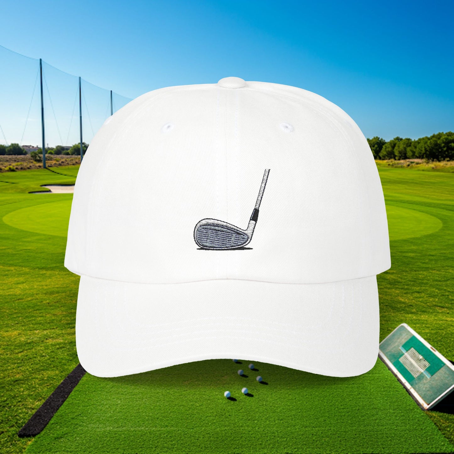 Embroidered Classic Dad Cap - Golf Club