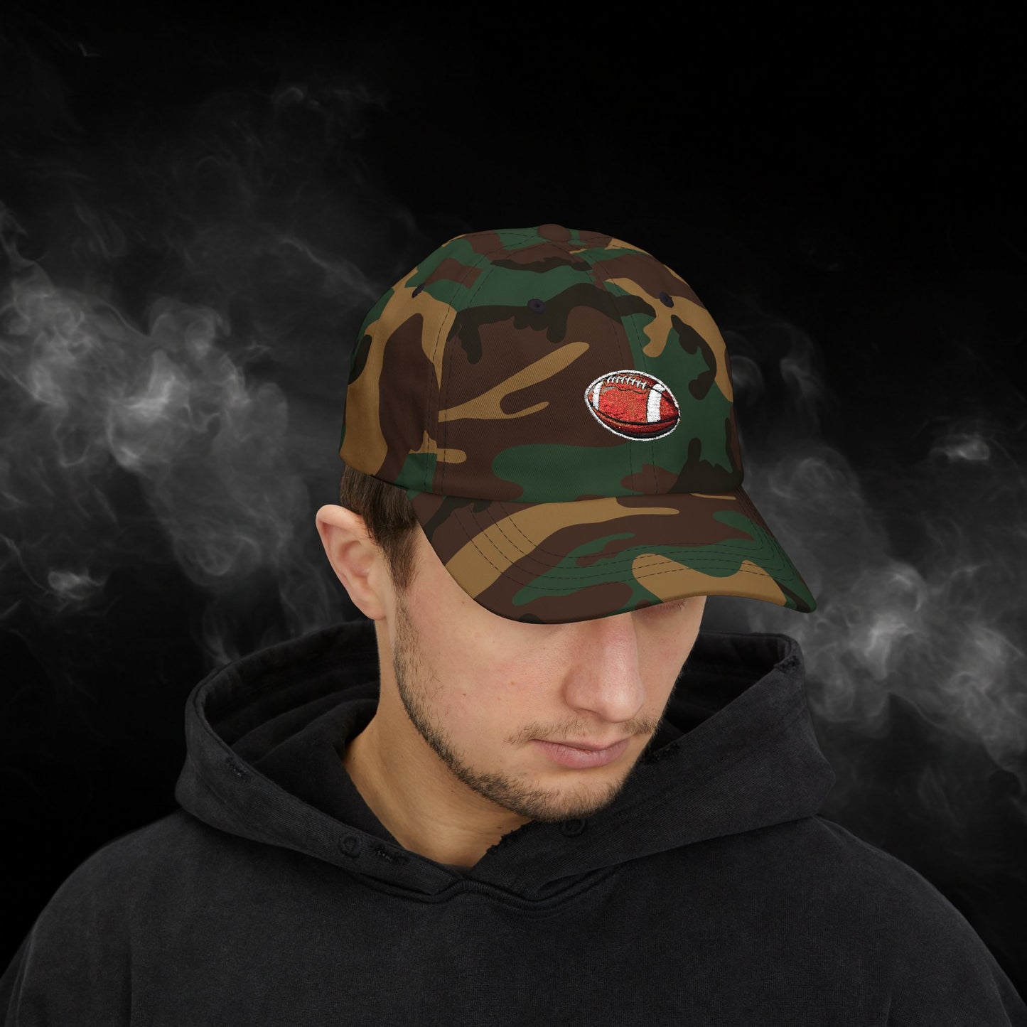 Embroidered Classic Dad Cap - Football