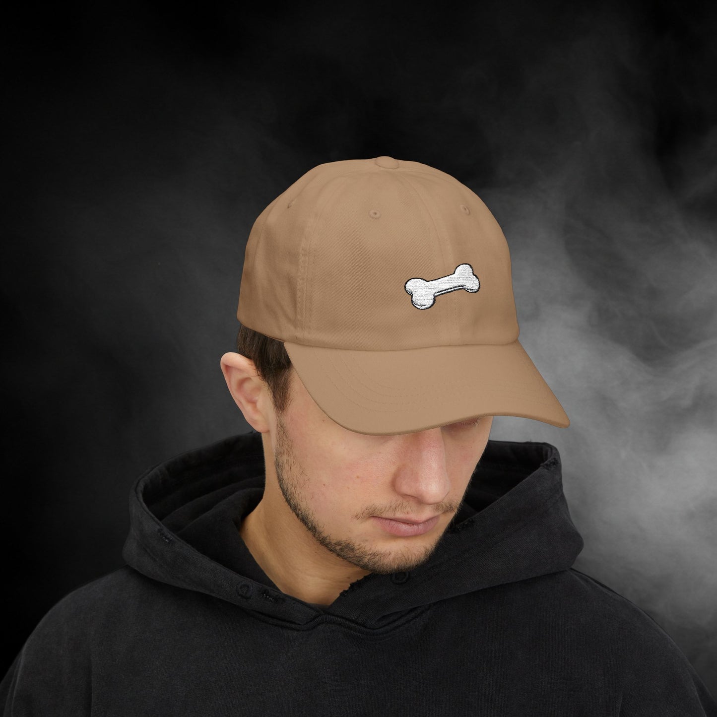 Embroidered Classic Dad Cap - Dog Bone